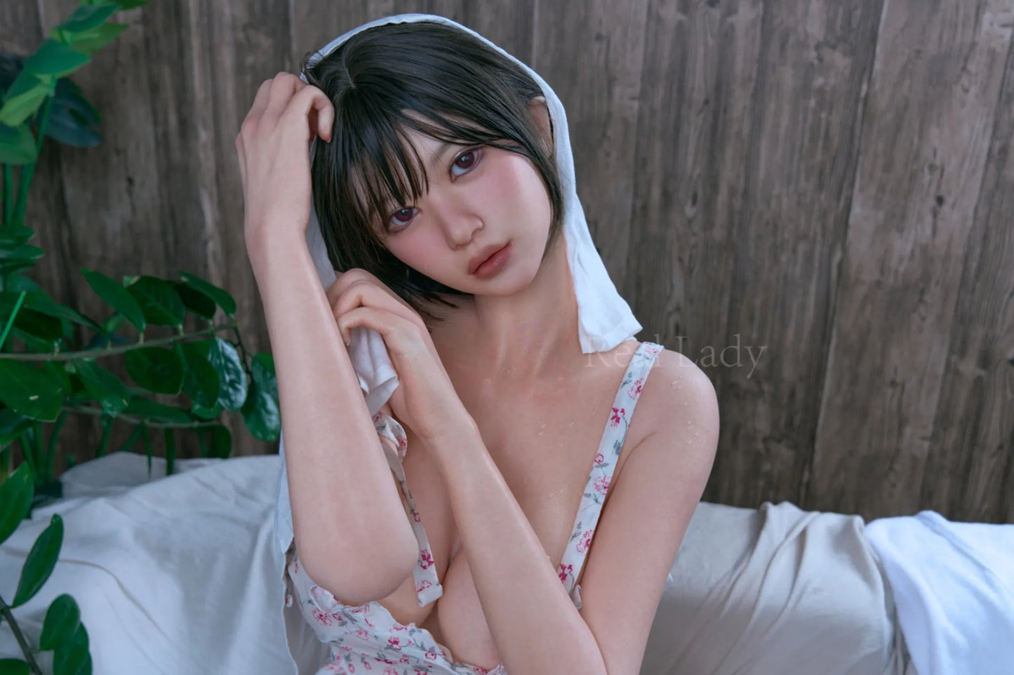 Amaya A (H-Cup) (150cm) | Short Hair Asian Sex Doll | Real Lady H-Cup / 150cm / Black Sex Doll