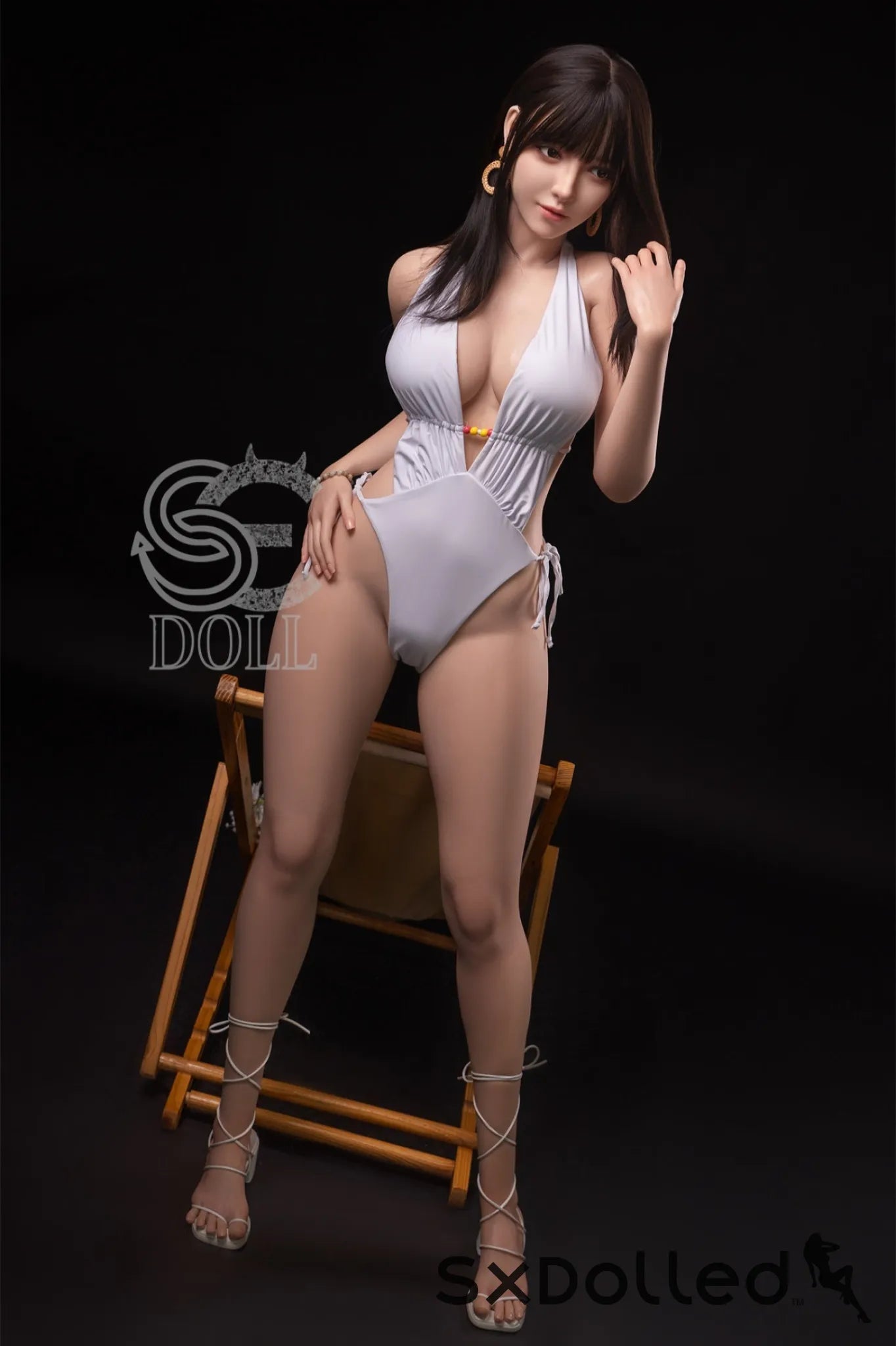 Annika.F (C Cup) (165cm) | Happy Brunette Asian Sex Doll | SE Doll C Cup / 165cm / Brunette Sex Doll