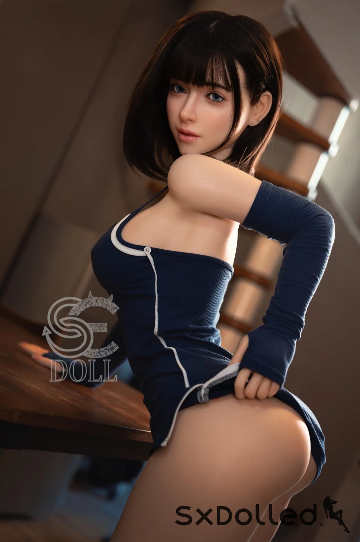 Annika.G (E Cup) (161cm) | Short Brunette Hair Sex Doll | SE Doll E Cup / 161cm / Brunette Sex Doll