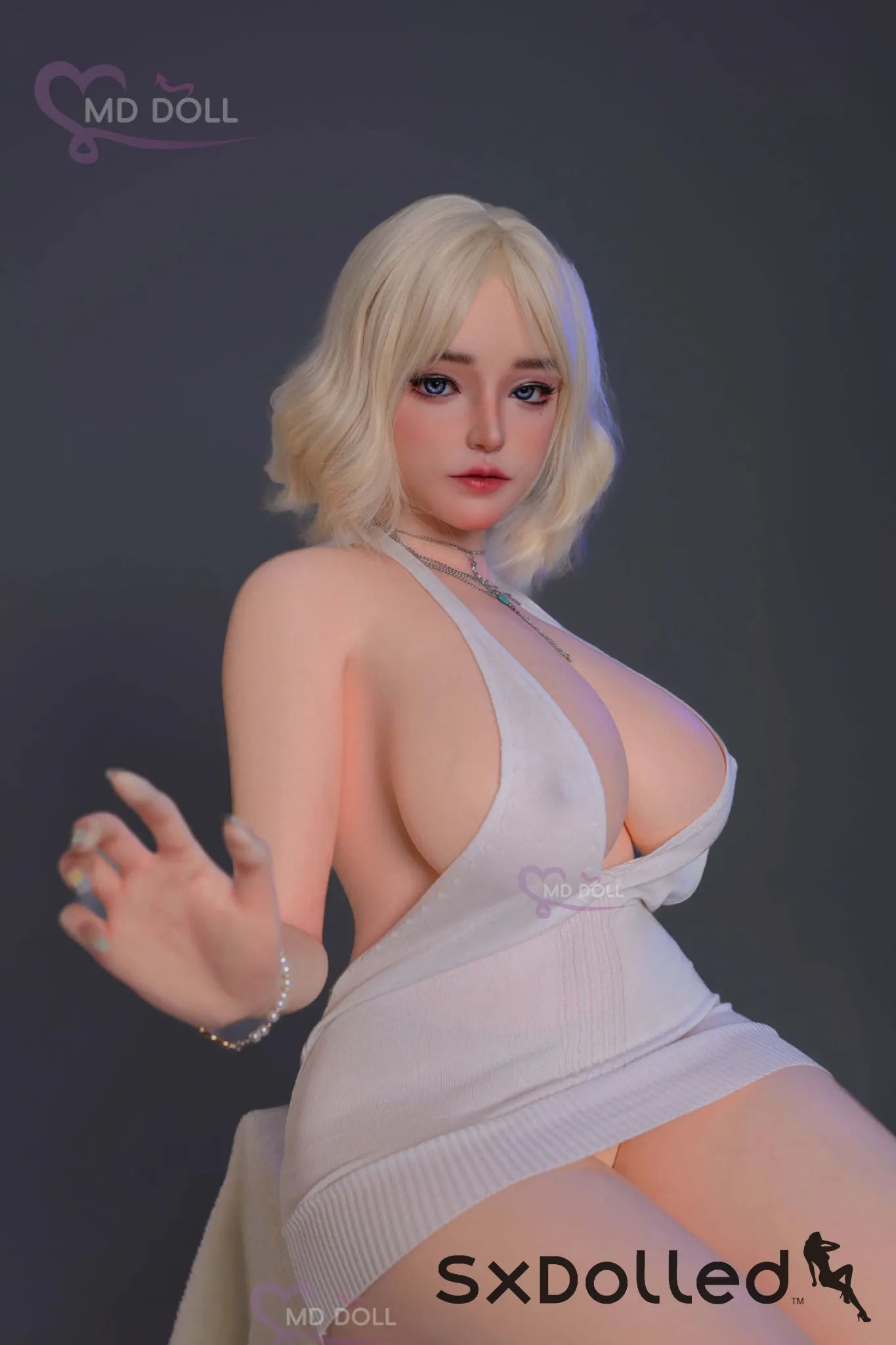 Belinda (Q-Cup) (162cm) | Caucasian Curvy Thick Sex Doll | MD Doll Q-Cup / 162cm / Blonde Sex Doll
