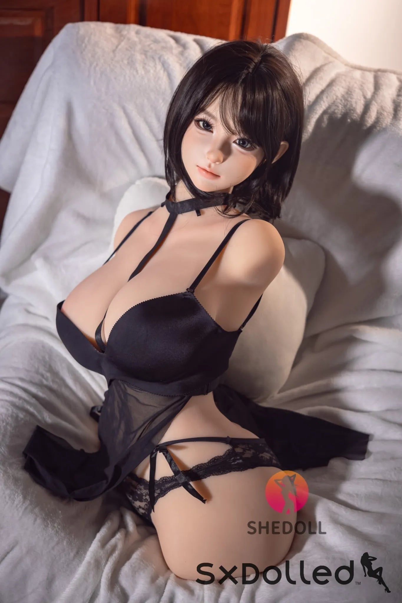 Big Sex Doll Torso (I-Cup) (75cm) | Asian Sex Doll Torso | SHEDOLL I-Cup / 75cm / Brunette Sex Torso
