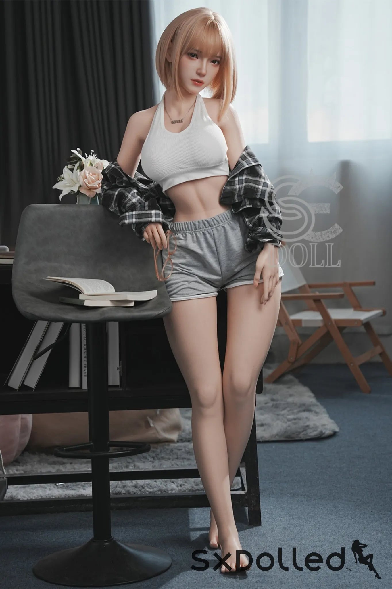 Bridget.A (E Cup) (161cm) | Caucasian Pear Sex Doll | SE Doll E Cup / 161cm / Blonde Sex Doll