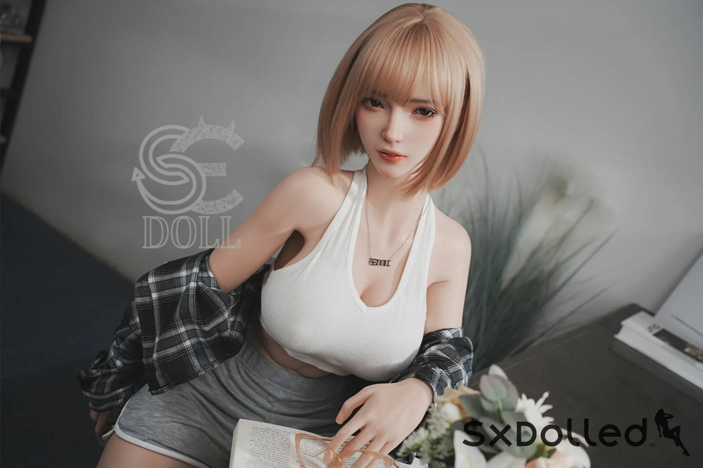 Bridget.A (E Cup) (161cm) | Caucasian Pear Sex Doll | SE Doll E Cup / 161cm / Blonde Sex Doll