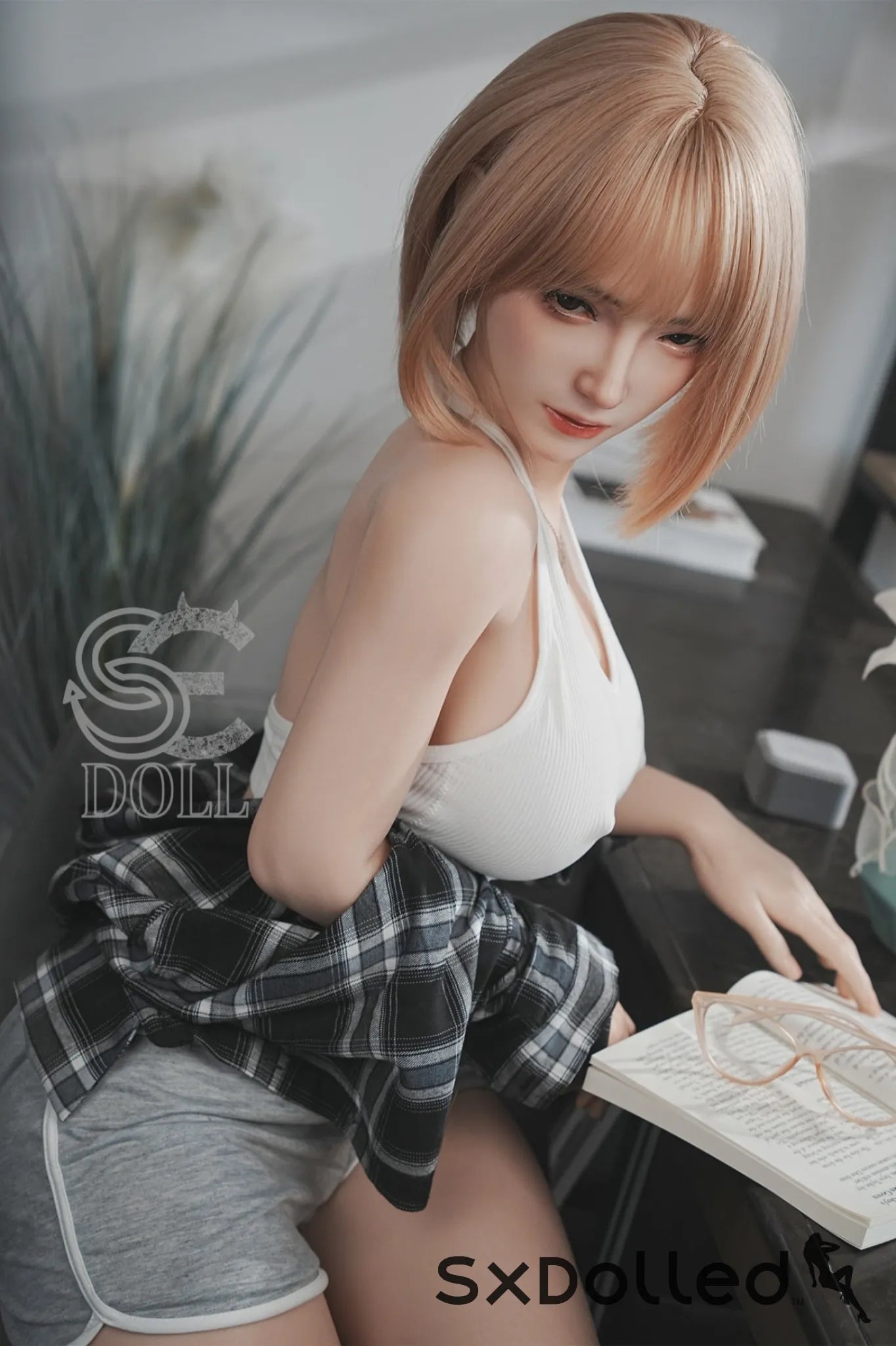 Bridget.A (E Cup) (161cm) | Caucasian Pear Sex Doll | SE Doll E Cup / 161cm / Blonde Sex Doll