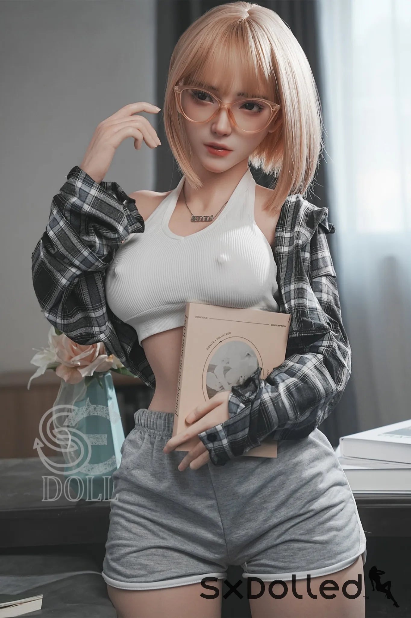 Bridget.A (E Cup) (161cm) | Caucasian Pear Sex Doll | SE Doll E Cup / 161cm / Blonde Sex Doll