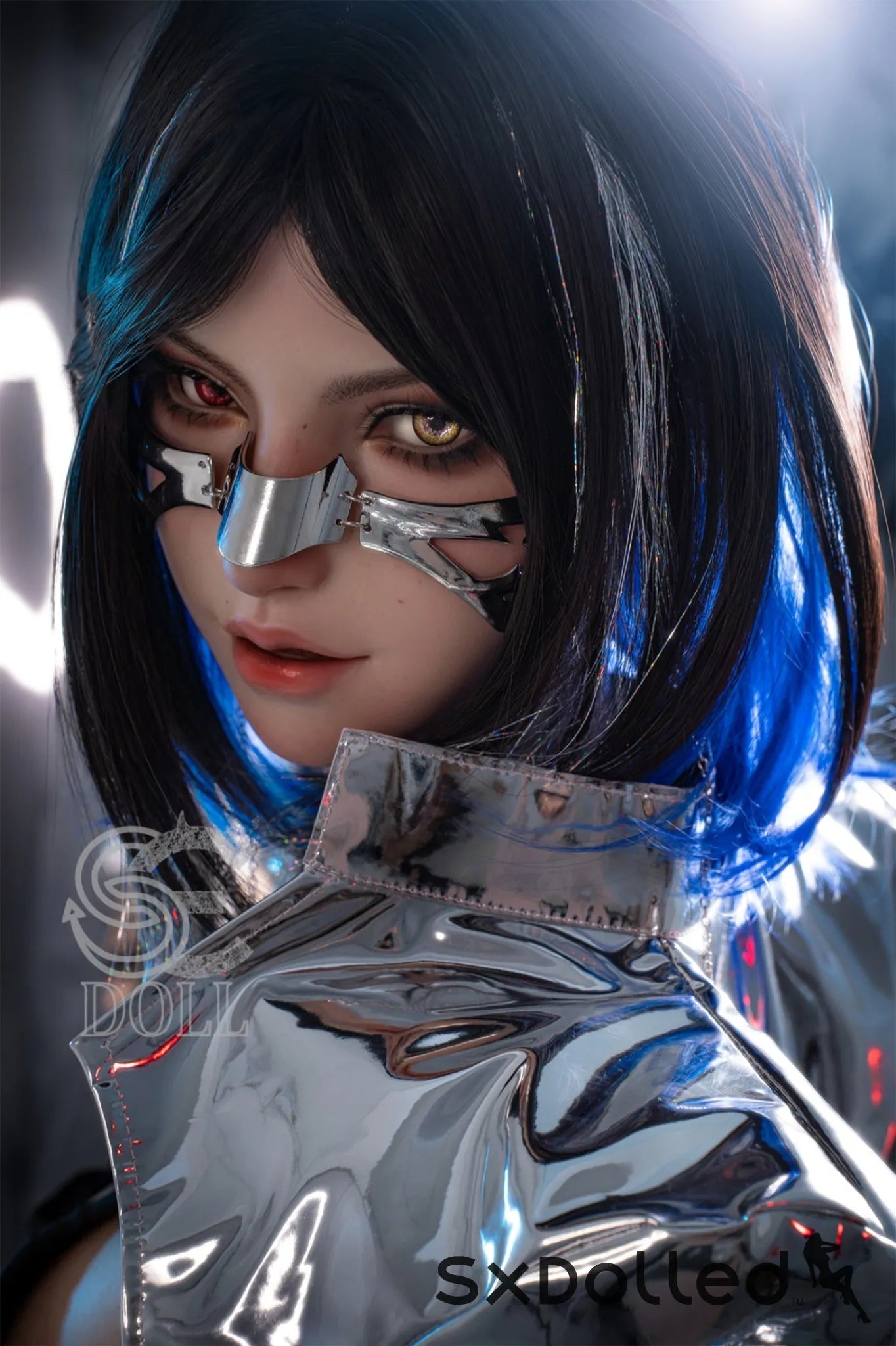 Bridget.E (E Cup) (161cm) | Thick Cyberpunk Sex Doll | SE Doll E Cup / 161cm / Black Sex Doll