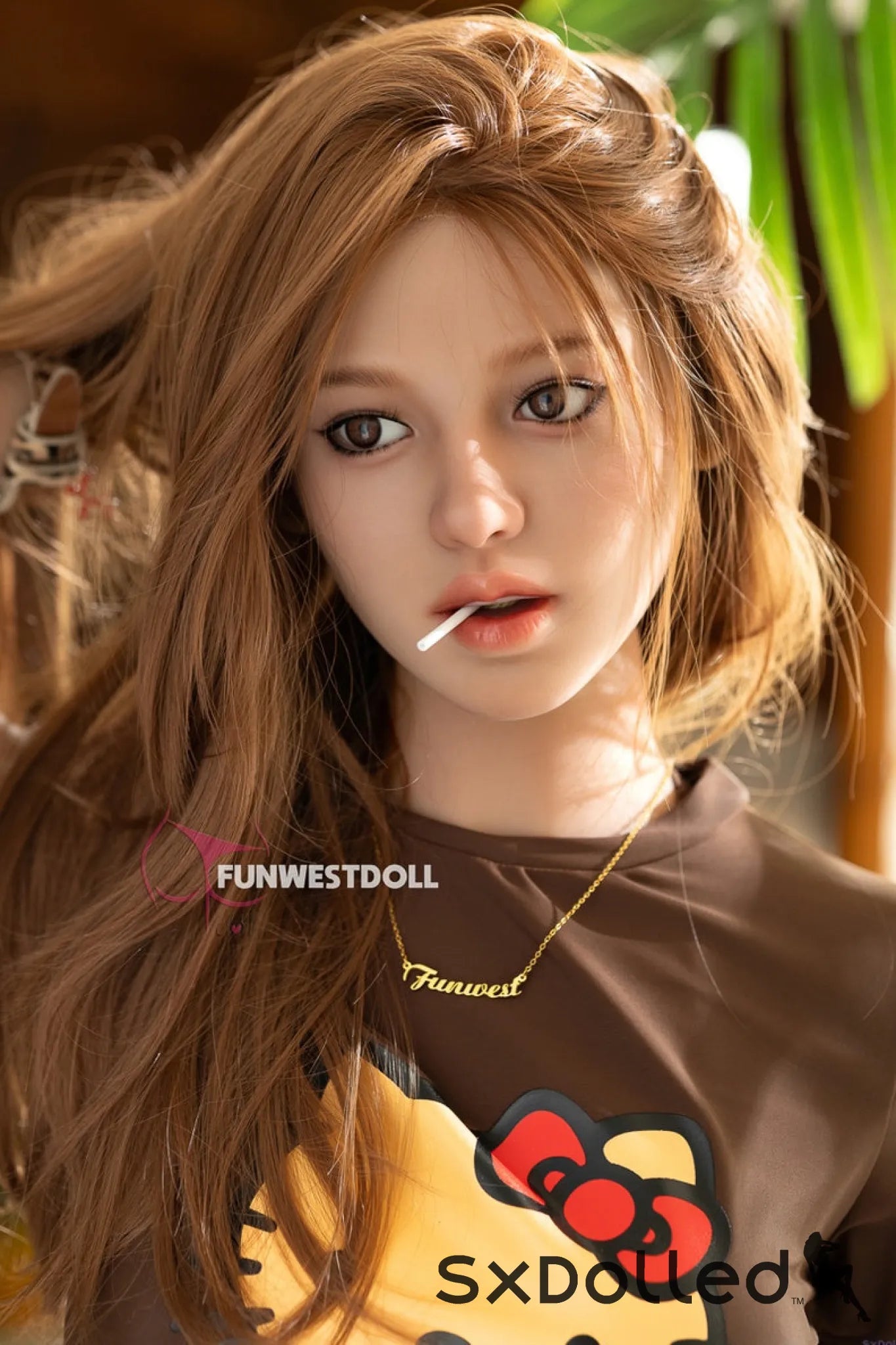Clara A (A-Cup) (159cm) | Slim Pear Brunette Sex Doll | Funwest Doll A-Cup / 159cm / Brunette Sex Doll