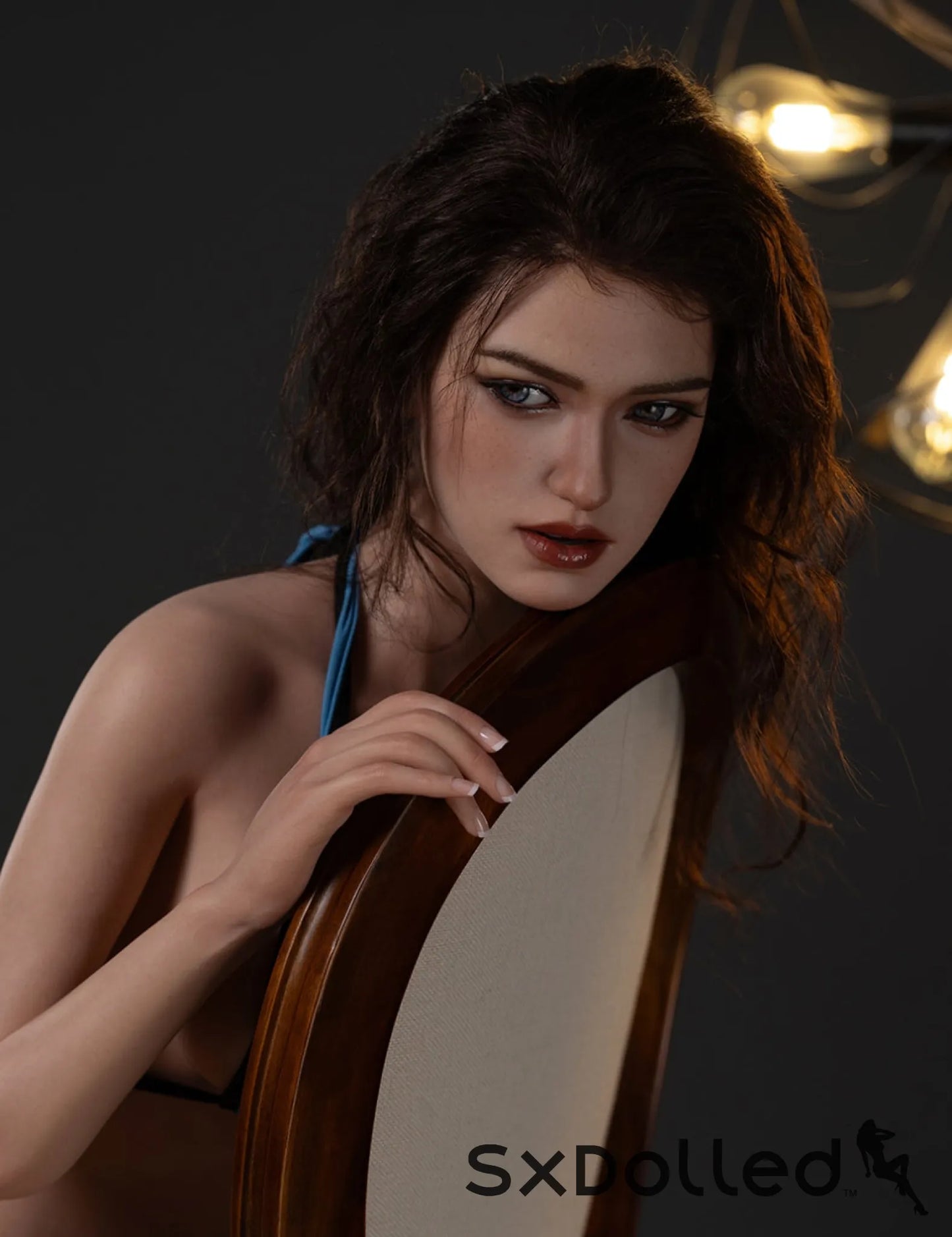 Elva-S (C-Cup) (150cm) | Tan Pear Caucasian Sex Doll | Top CY Doll C-Cup / 150cm / Brunette Sex Doll