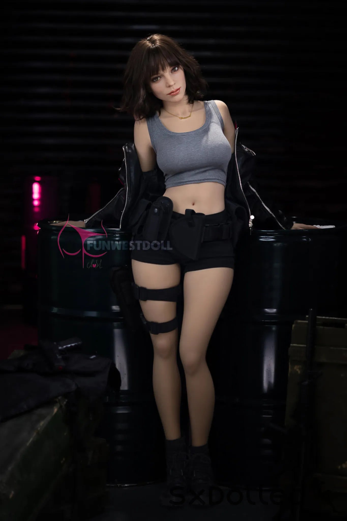 Eve A (F Cup) (159cm) | Brunette Mature Pear Sex Doll | Funwest Doll F Cup / 159cm / Brunette Sex Doll