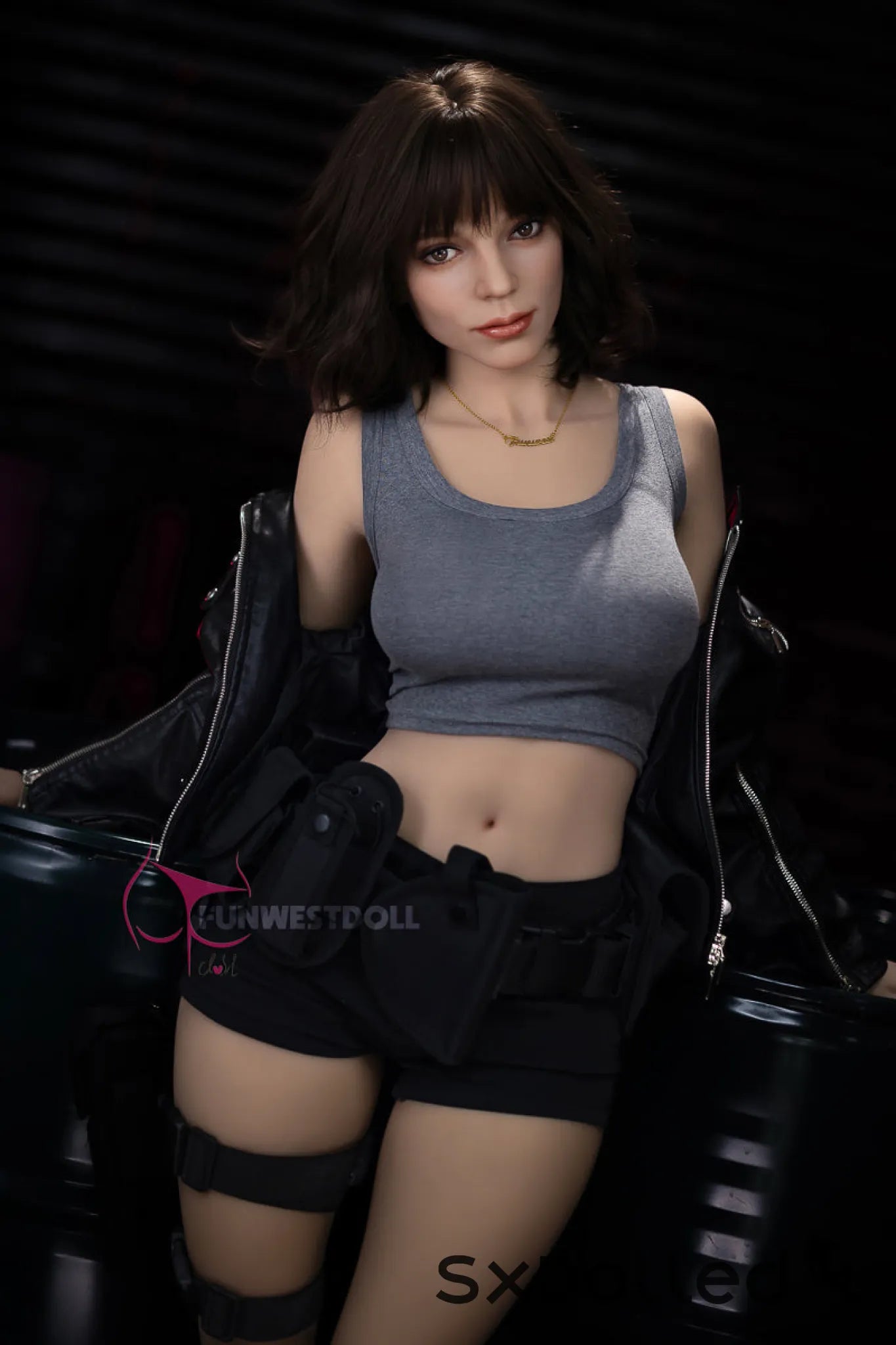 Eve A (F Cup) (159cm) | Brunette Mature Pear Sex Doll | Funwest Doll F Cup / 159cm / Brunette Sex Doll