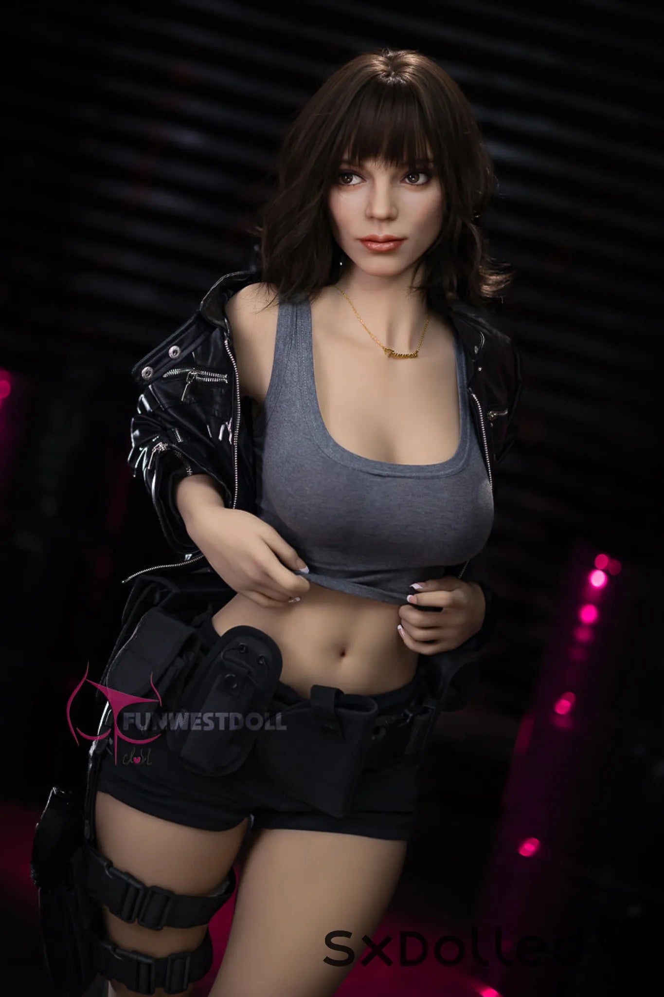Eve A (F Cup) (159cm) | Brunette Mature Pear Sex Doll | Funwest Doll F Cup / 159cm / Brunette Sex Doll