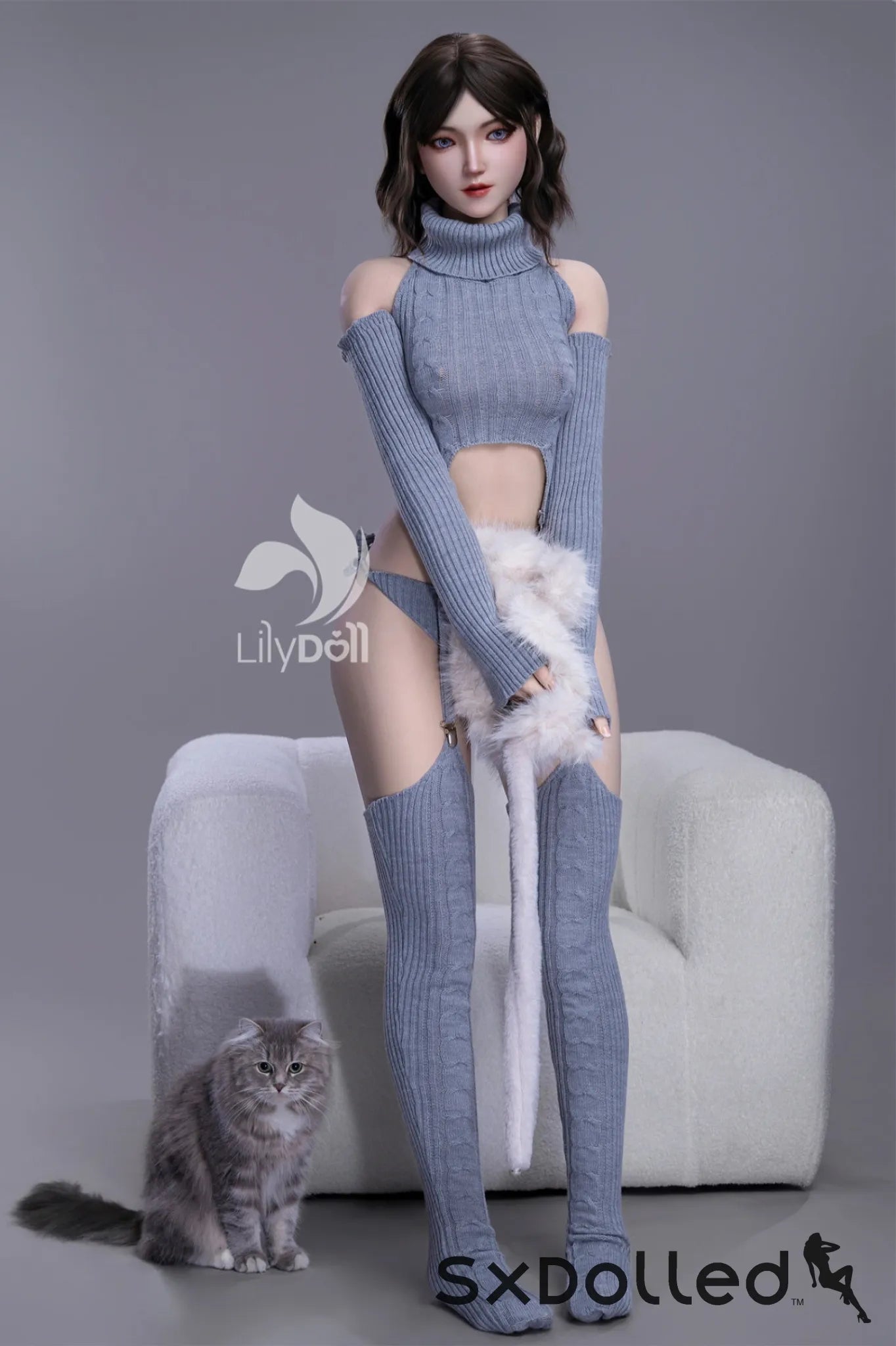 Freya D (B-Cup) (159cm) | Caucasian Short Hair Sex Doll | Lily Doll B-Cup / 159cm / Brunette Sex Doll