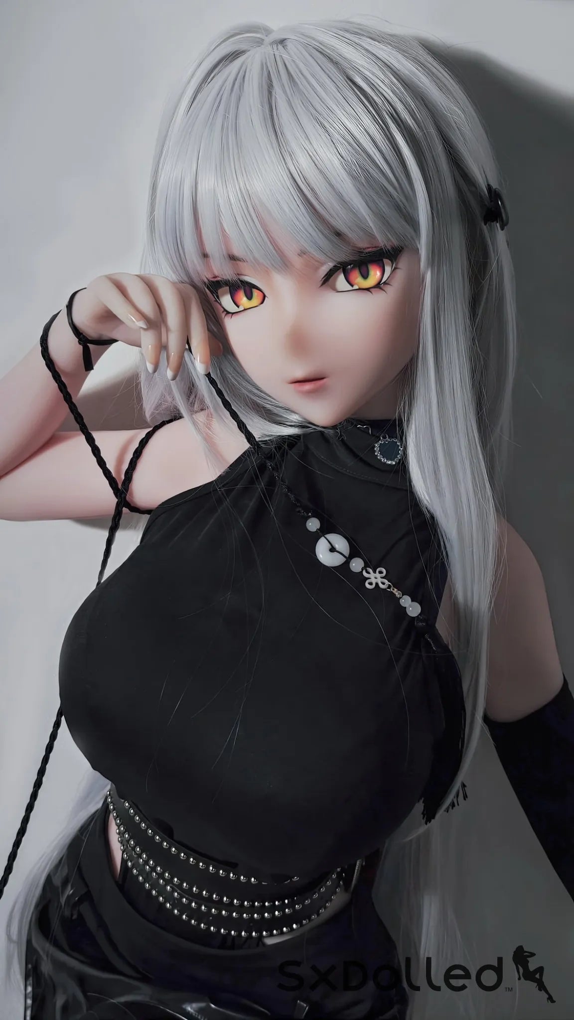 Genba Tokiko (E Cup) (148cm) | Silver Hair Anime Sex Doll | Elsa Babe E Cup / 148cm / Silver Sex Doll