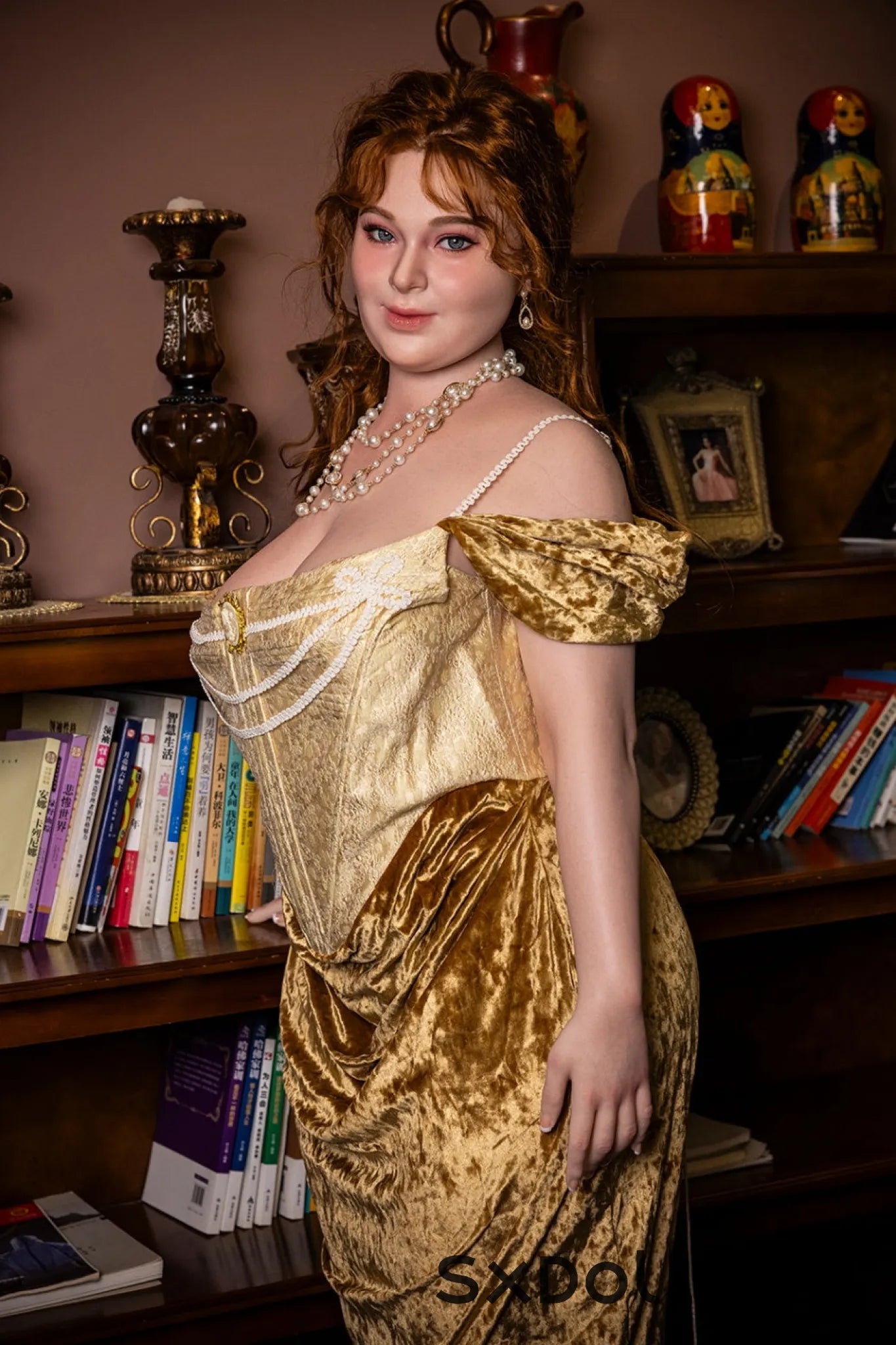 Ivory A (H-Cup) (161cm) | Happy Mature BBW Sex Doll | Starpery H-Cup / 161cm / Brunette Sex Doll