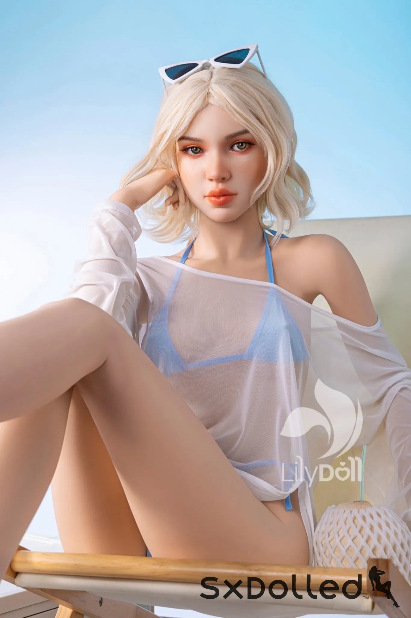 Ivy A (C-Cup) (166cm) | Short Blonde Hair Sex Doll | Lily Doll C-Cup / 166cm / Blonde Sex Doll
