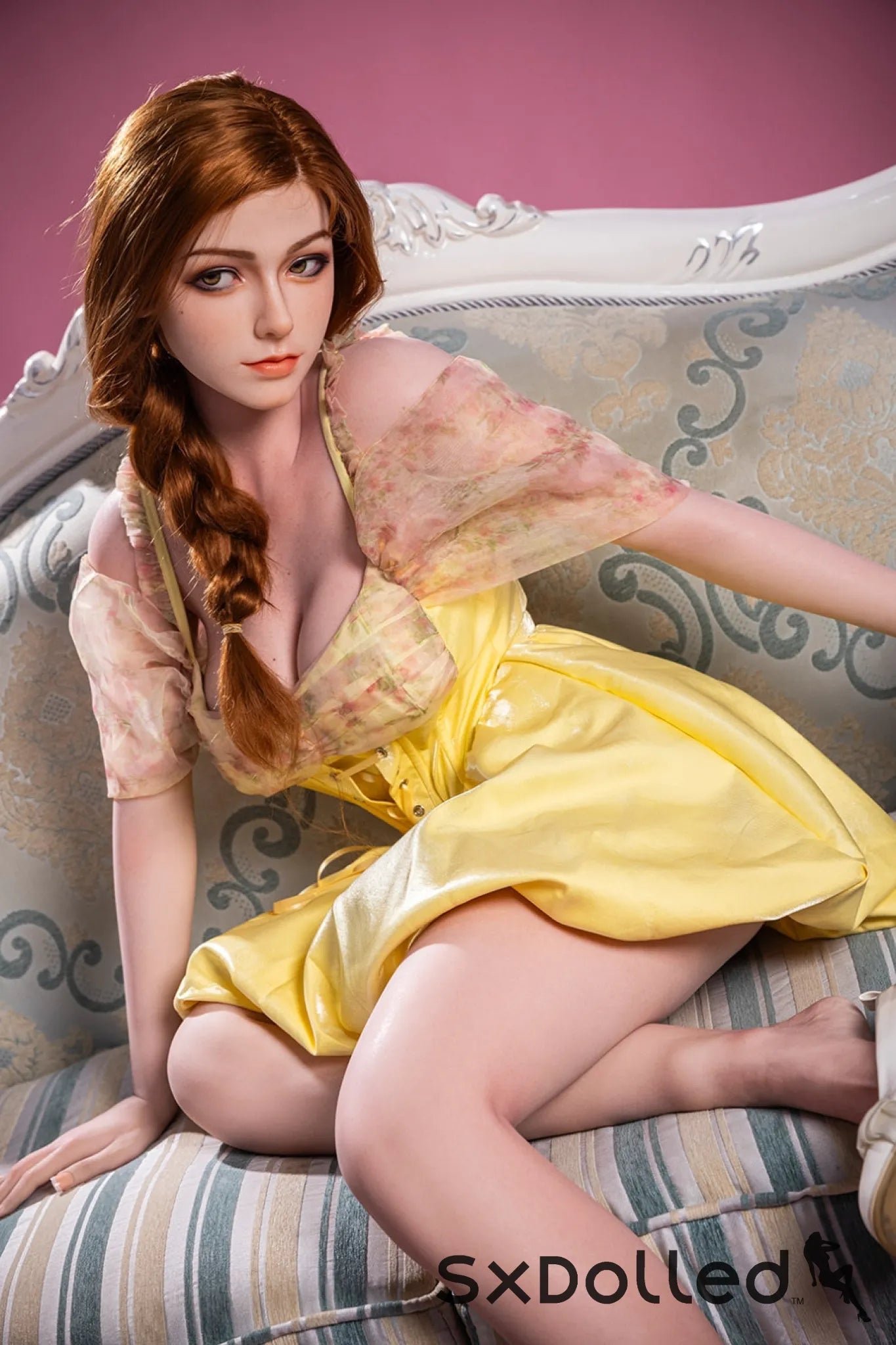 Julie A (F-Cup) (172cm) | Brunette Silicone Sex Doll | Starpery F-Cup / 172cm / Brunette Sex Doll