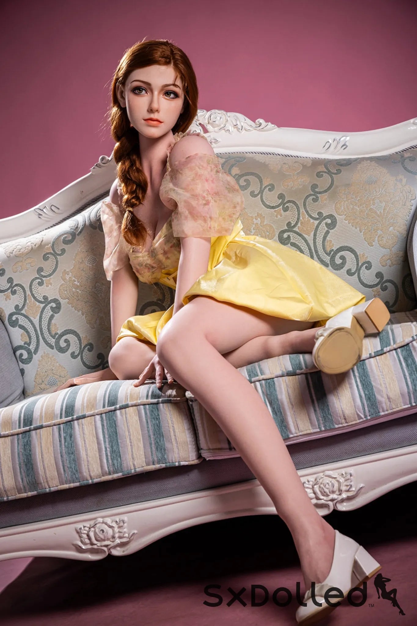 Julie A (F-Cup) (172cm) | Brunette Silicone Sex Doll | Starpery F-Cup / 172cm / Brunette Sex Doll