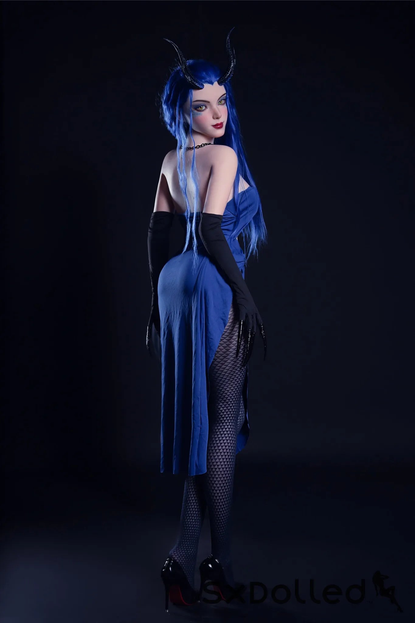 Kiana A (D-Cup) (164cm) | Blue Hair Demon Sex Doll | Rosretty D-Cup / 164cm / Blue Sex Doll