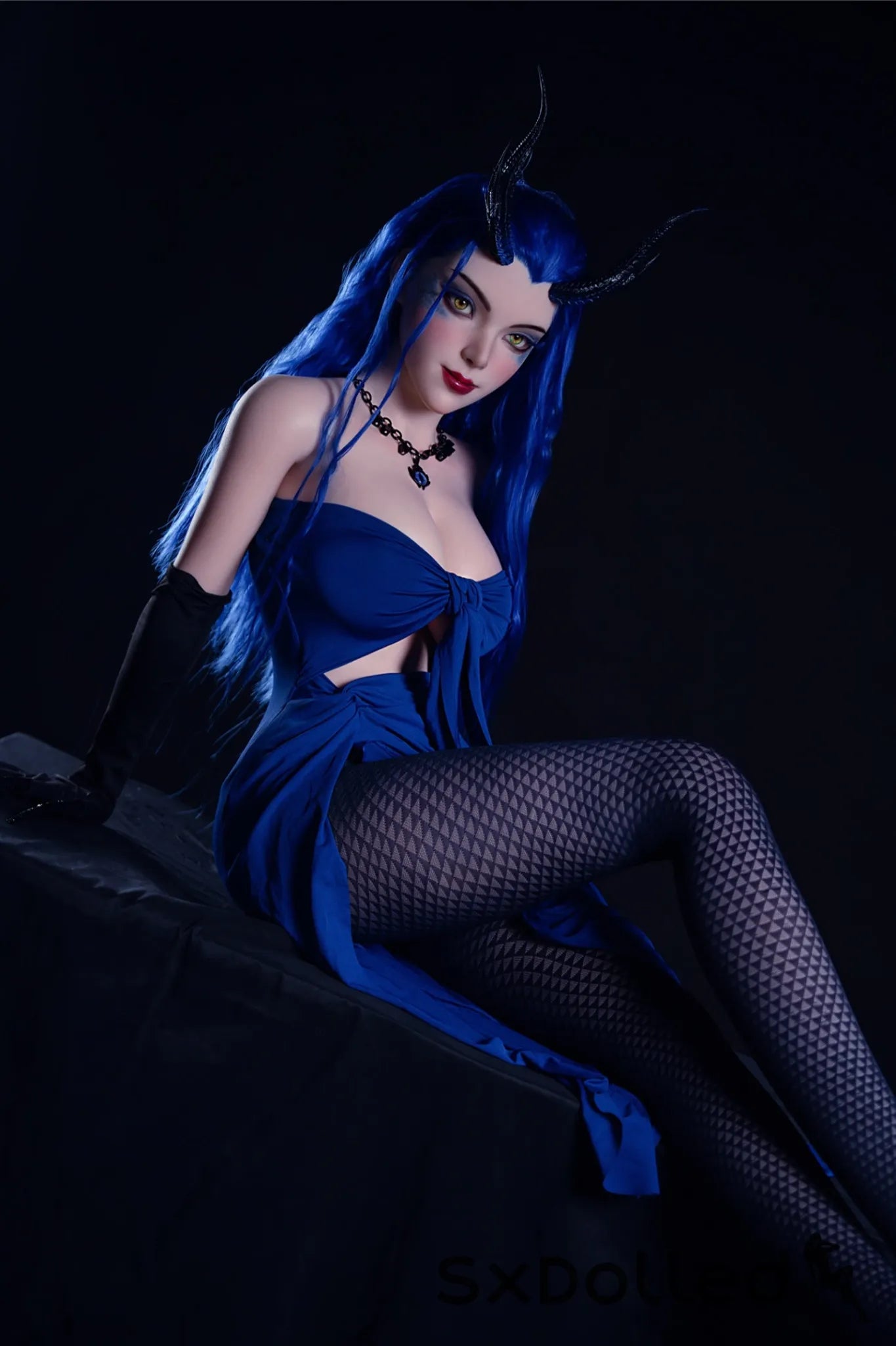 Kiana A (D-Cup) (164cm) | Blue Hair Demon Sex Doll | Rosretty D-Cup / 164cm / Blue Sex Doll