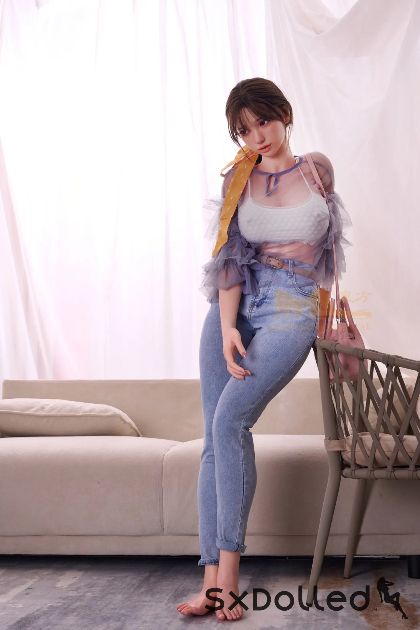 Kitty (H-Cup) (161cm) | Curvy Busty Asian Sex Doll | Irontech Doll H-Cup / 161cm / Brunette Sex Doll