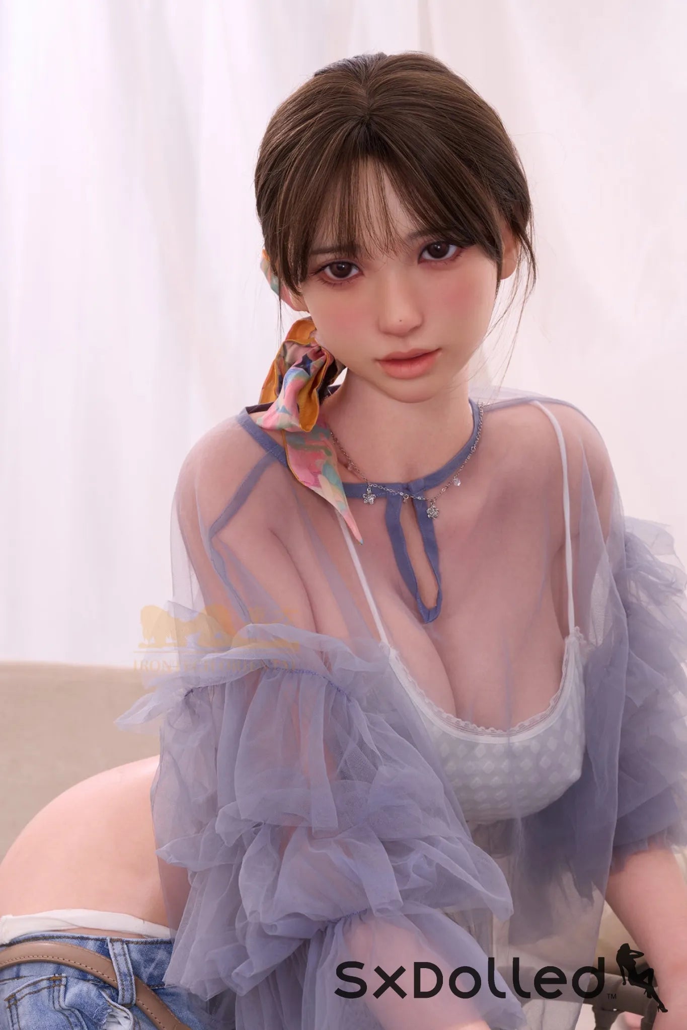Kitty (H-Cup) (161cm) | Curvy Busty Asian Sex Doll | Irontech Doll H-Cup / 161cm / Brunette Sex Doll