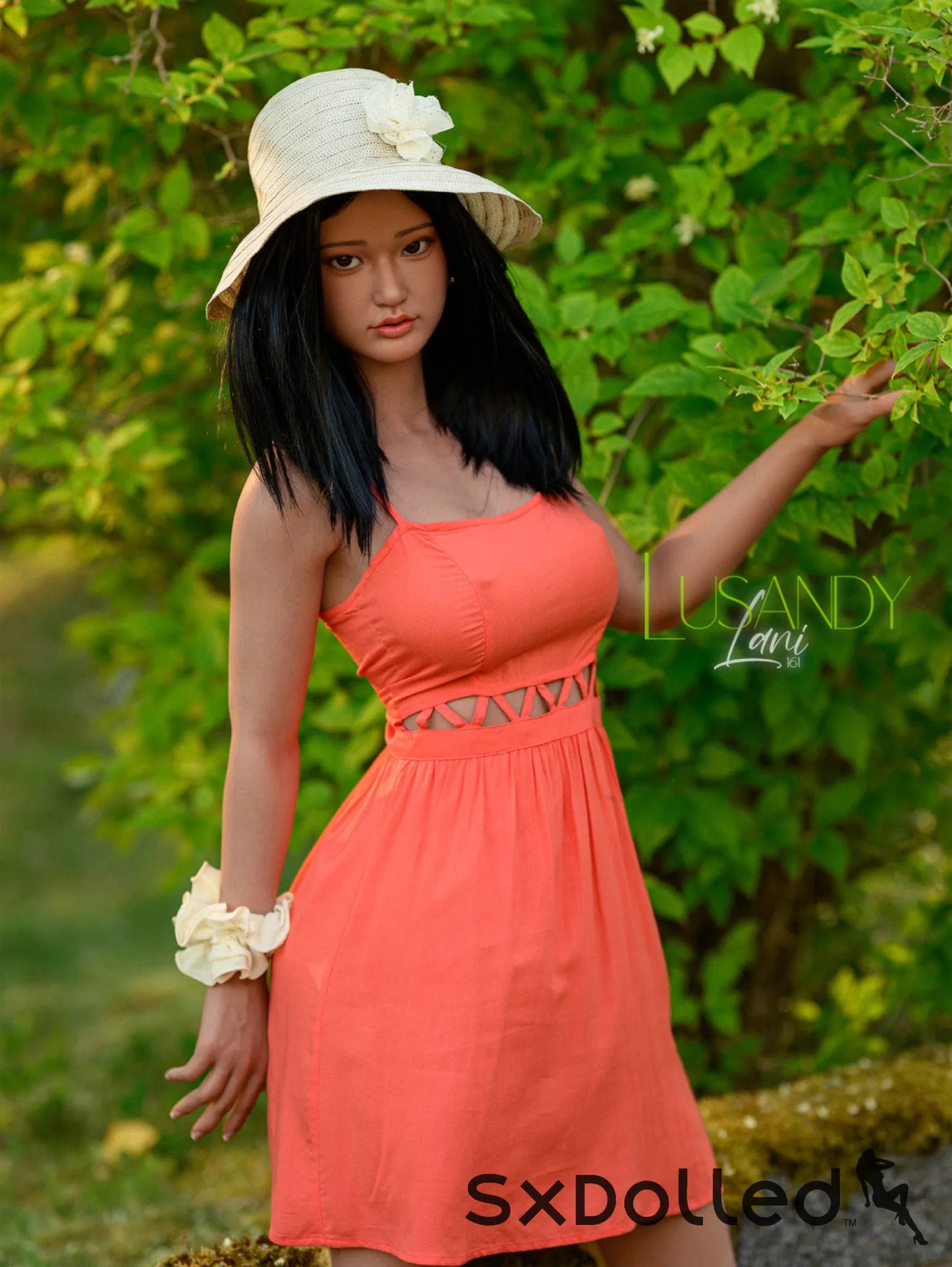 Lani (E-Cup) (161cm) | Silicone Tan Slim Asian Sex Doll | Lusandy E-Cup / 161cm / Black Sex Doll