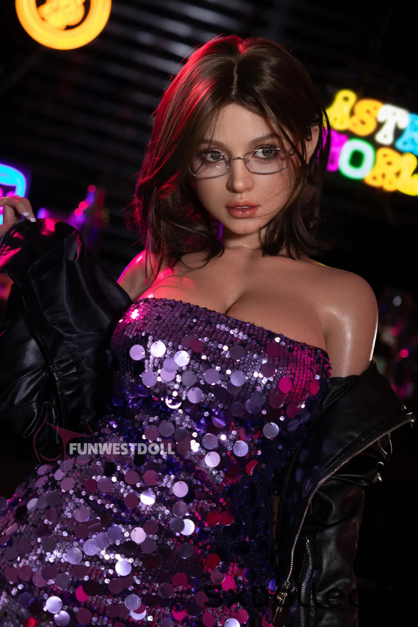 Lyra A (G-Cup) (157cm) | Tanned Latina Sex Doll | Funwest Doll G-Cup / 157cm / Brunette Sex Doll