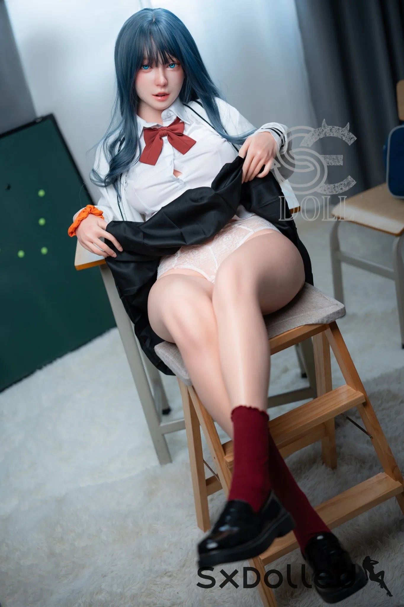 Maya.A (C Cup) (160cm) | School Uniform Cosplay Sex Doll | SE Doll C Cup / 160cm / Blue Sex Doll