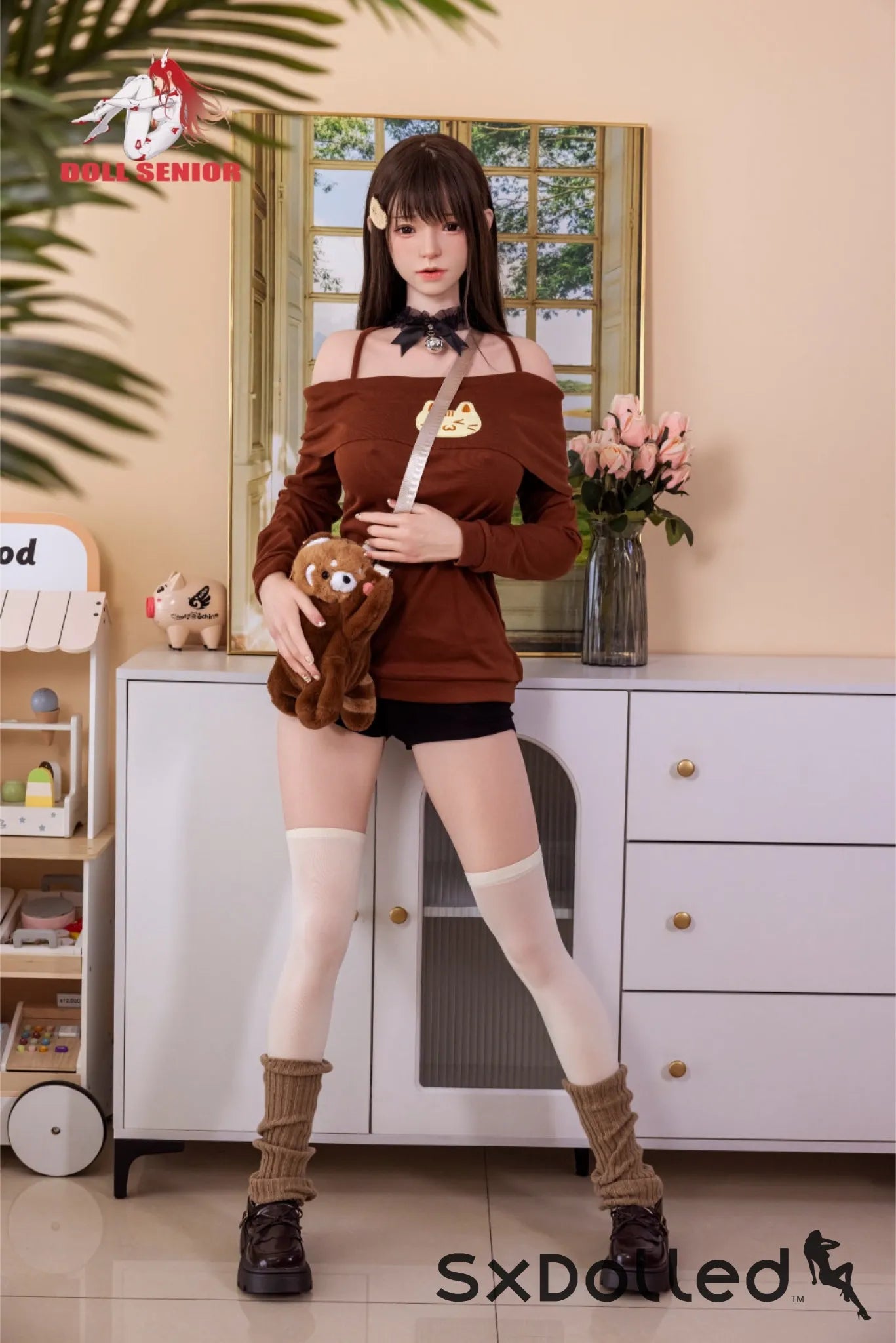Mei Xiao (E-Cup) (163cm) | Brunette Asian Kitty Sex Doll | Doll Senior E-Cup / 163cm / Brunette Sex Doll