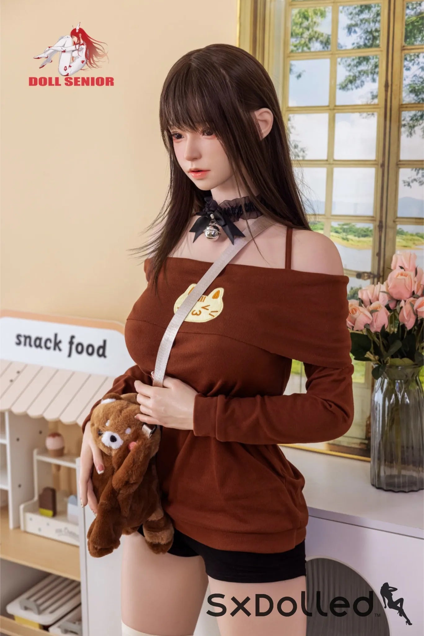 Mei Xiao (E-Cup) (163cm) | Brunette Asian Kitty Sex Doll | Doll Senior E-Cup / 163cm / Brunette Sex Doll