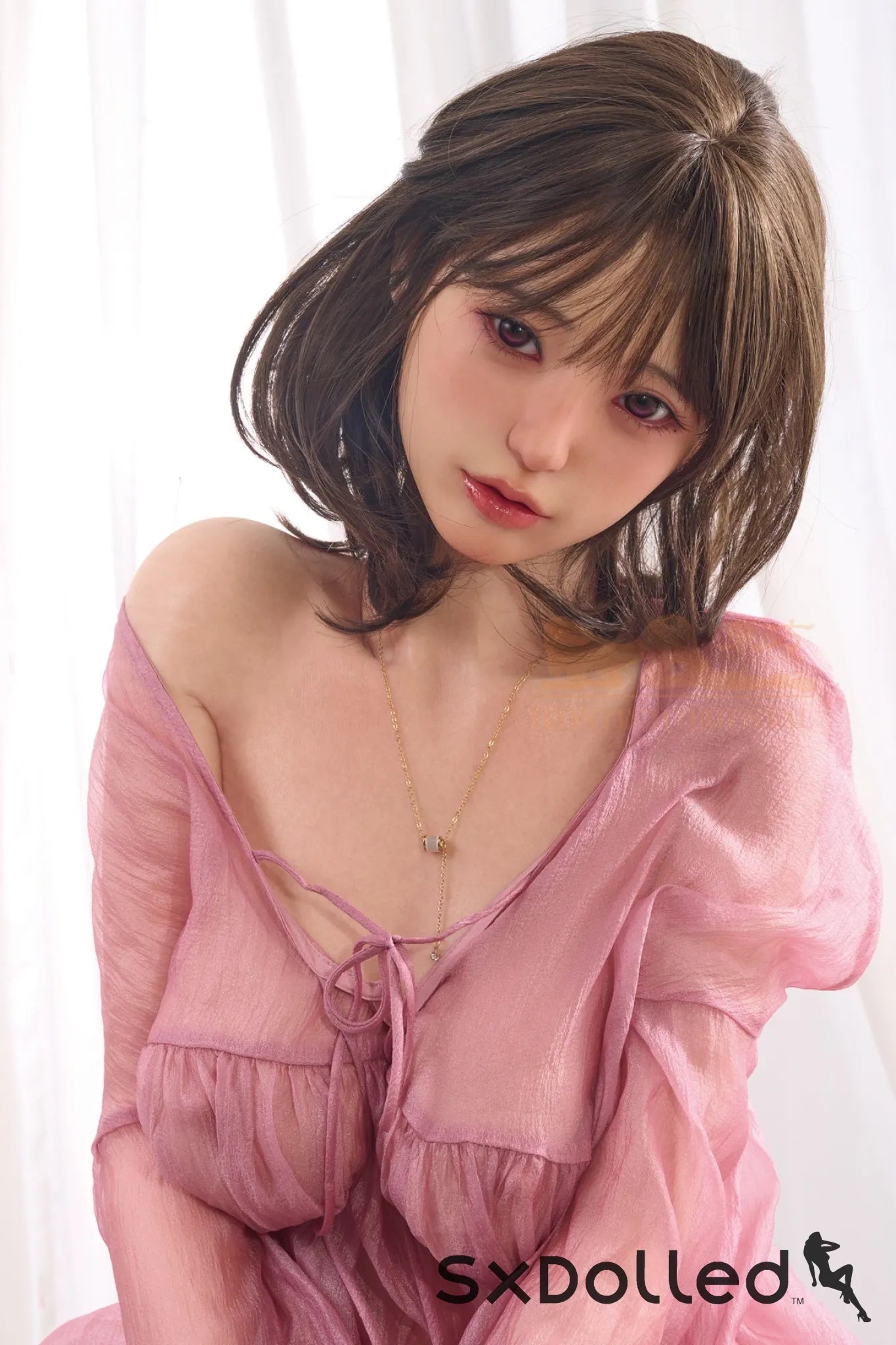 Miku A (E-Cup) (153cm) | Asian Curvy Thick Sex Doll | Irontech Doll E-Cup / 153cm / Brunette Sex Doll