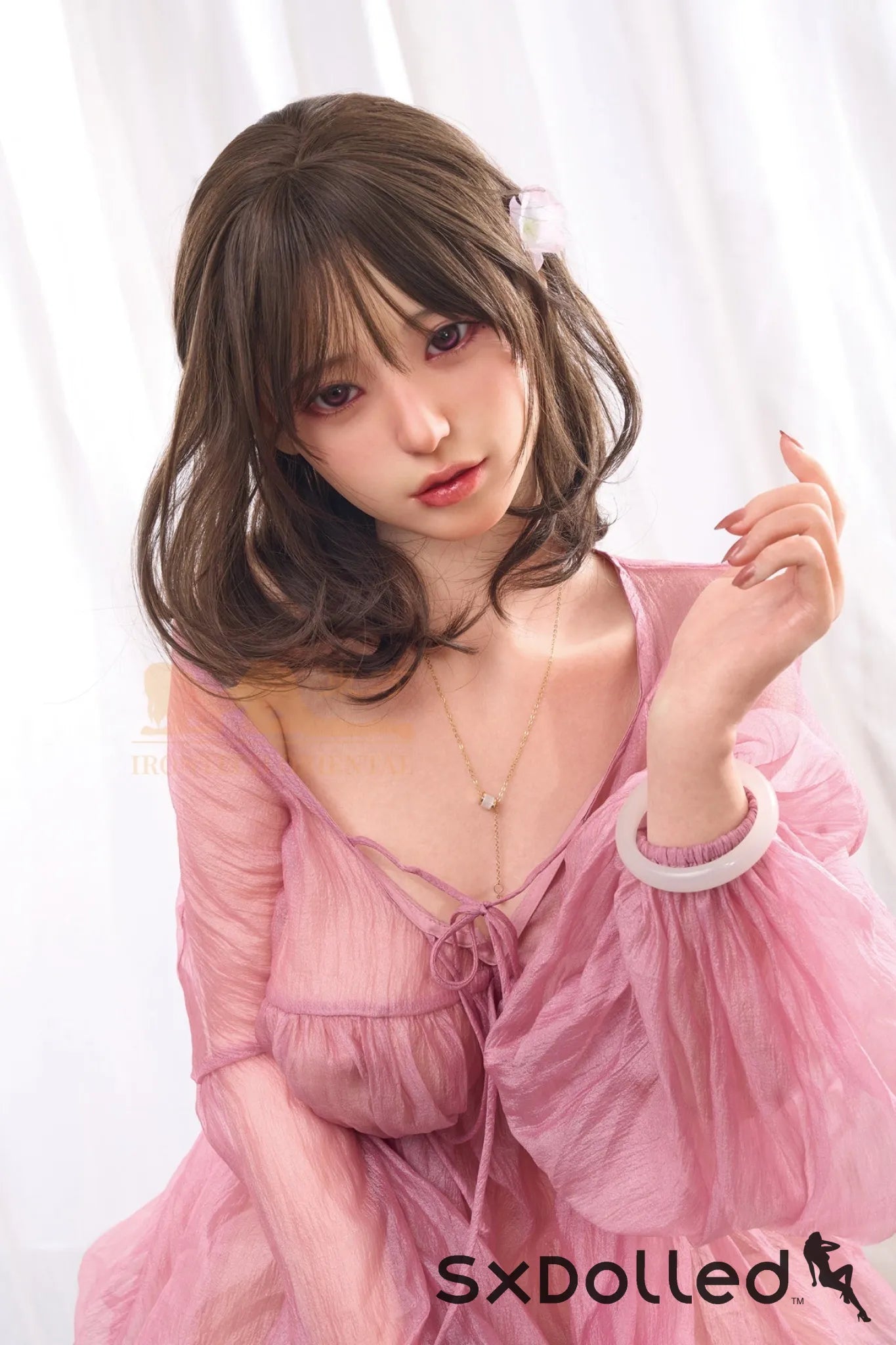 Miku A (E-Cup) (153cm) | Asian Curvy Thick Sex Doll | Irontech Doll E-Cup / 153cm / Brunette Sex Doll
