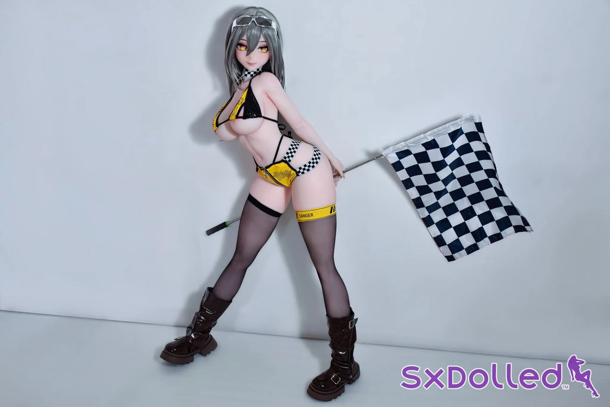 Mizuta Nina A (L-Cup) (151cm) | Racing Phantom Sex Doll | Elsa Babe - L-Cup / 151cm / Grey - Sex Doll