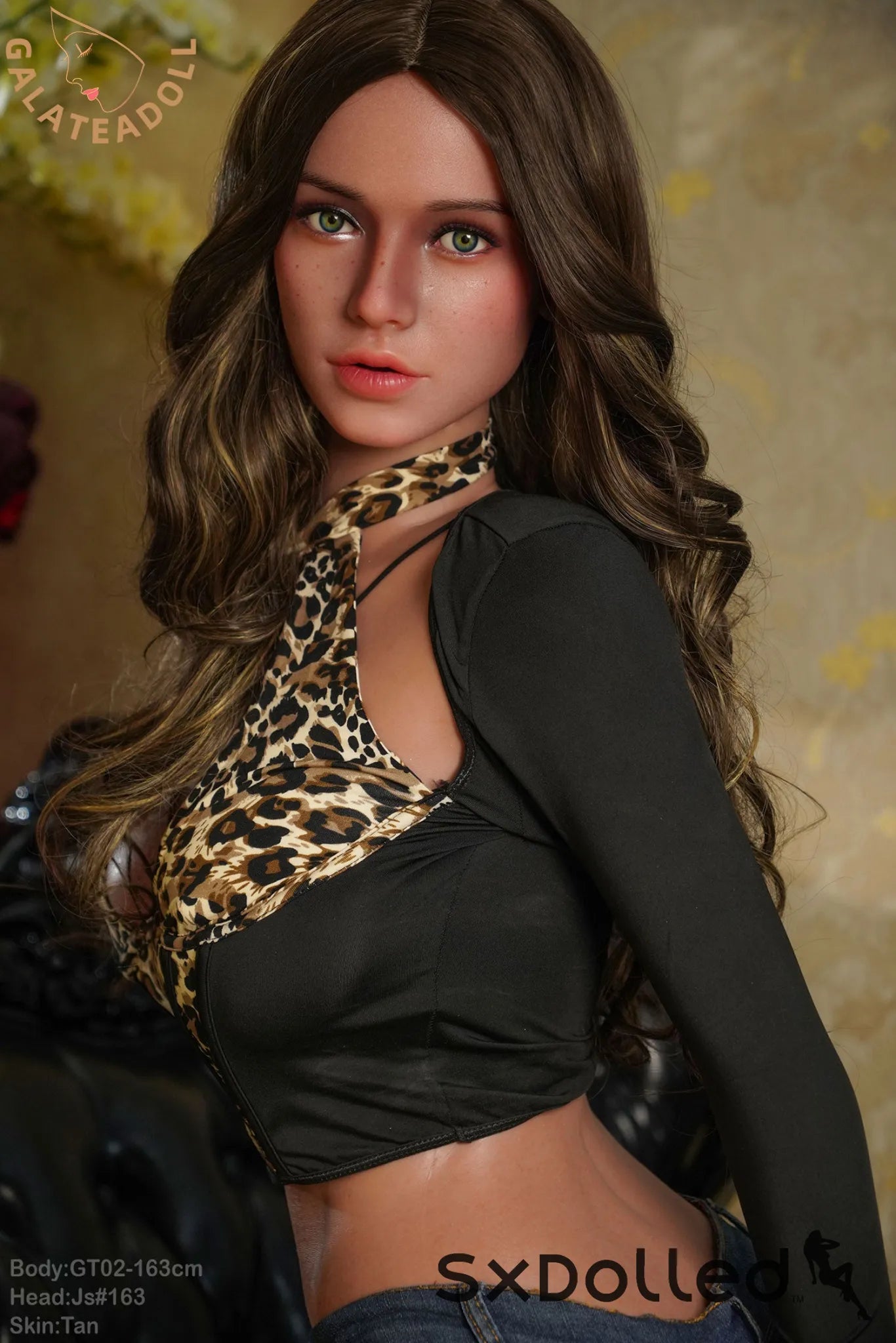 Nia A (G-Cup) (163cm) | Latina Sex Doll with Freckles | Galatea Doll G-Cup / 163cm / Brunette Sex Doll