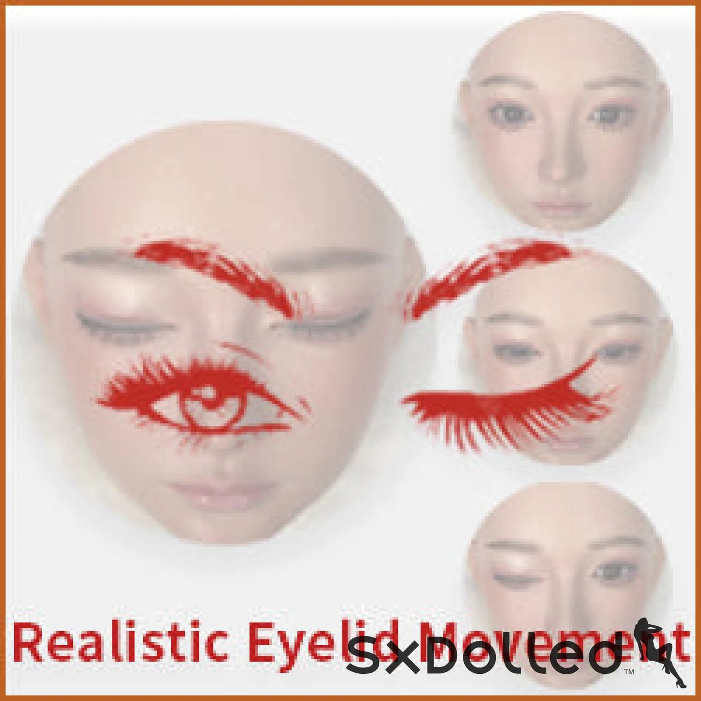 Realistic Eyelid Movement ( + $180 AUD)