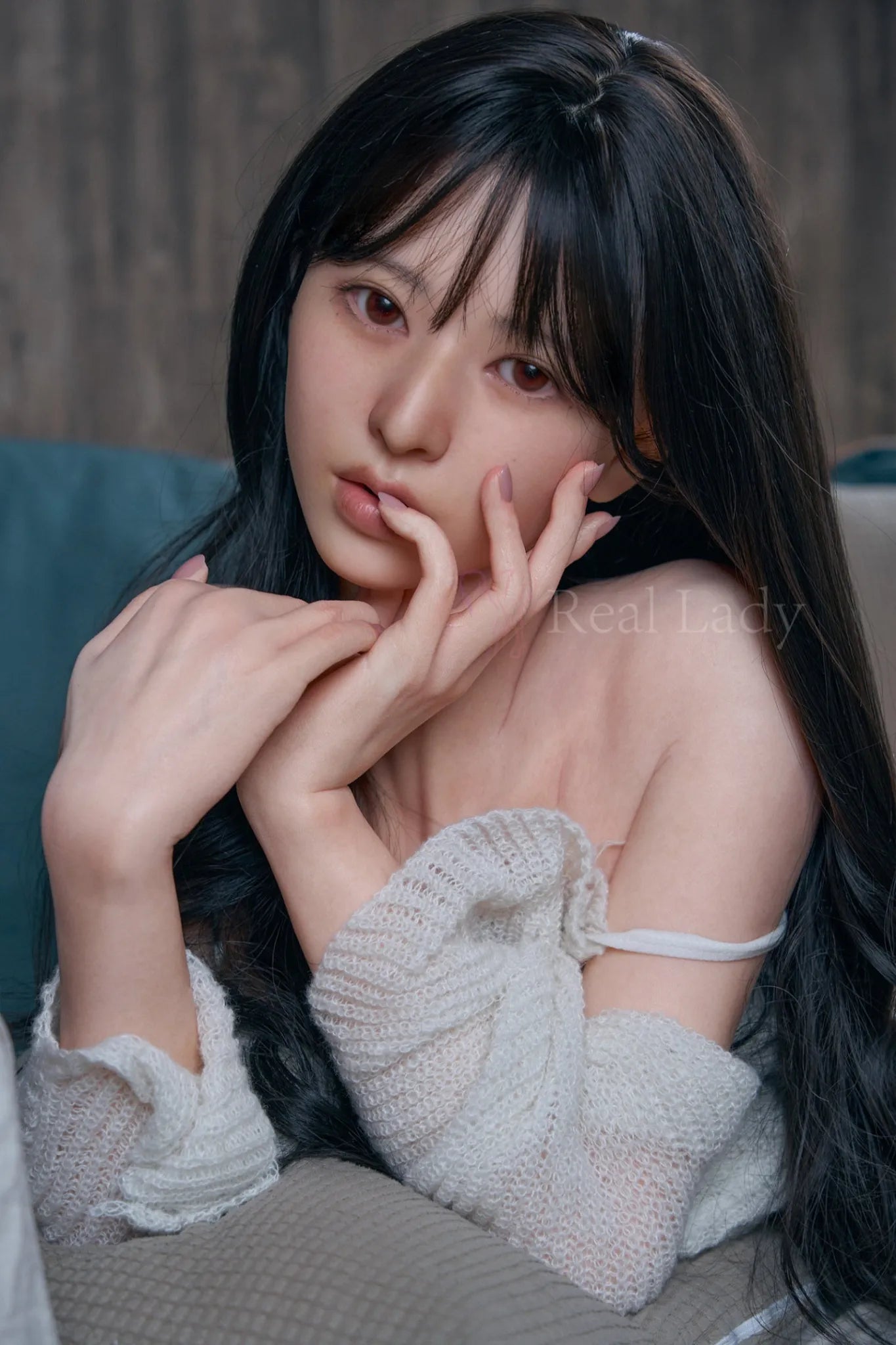 Samira A (H-Cup) (150cm) | Asian Black Hair Sex Doll | Real Lady H-Cup / 150cm / Black Sex Doll