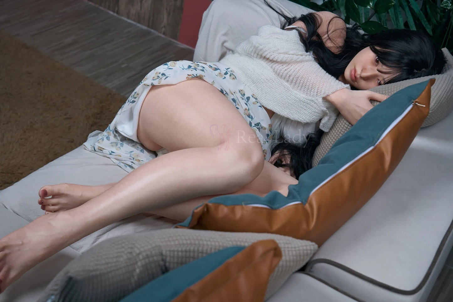 Samira A (H-Cup) (150cm) | Asian Black Hair Sex Doll | Real Lady H-Cup / 150cm / Black Sex Doll