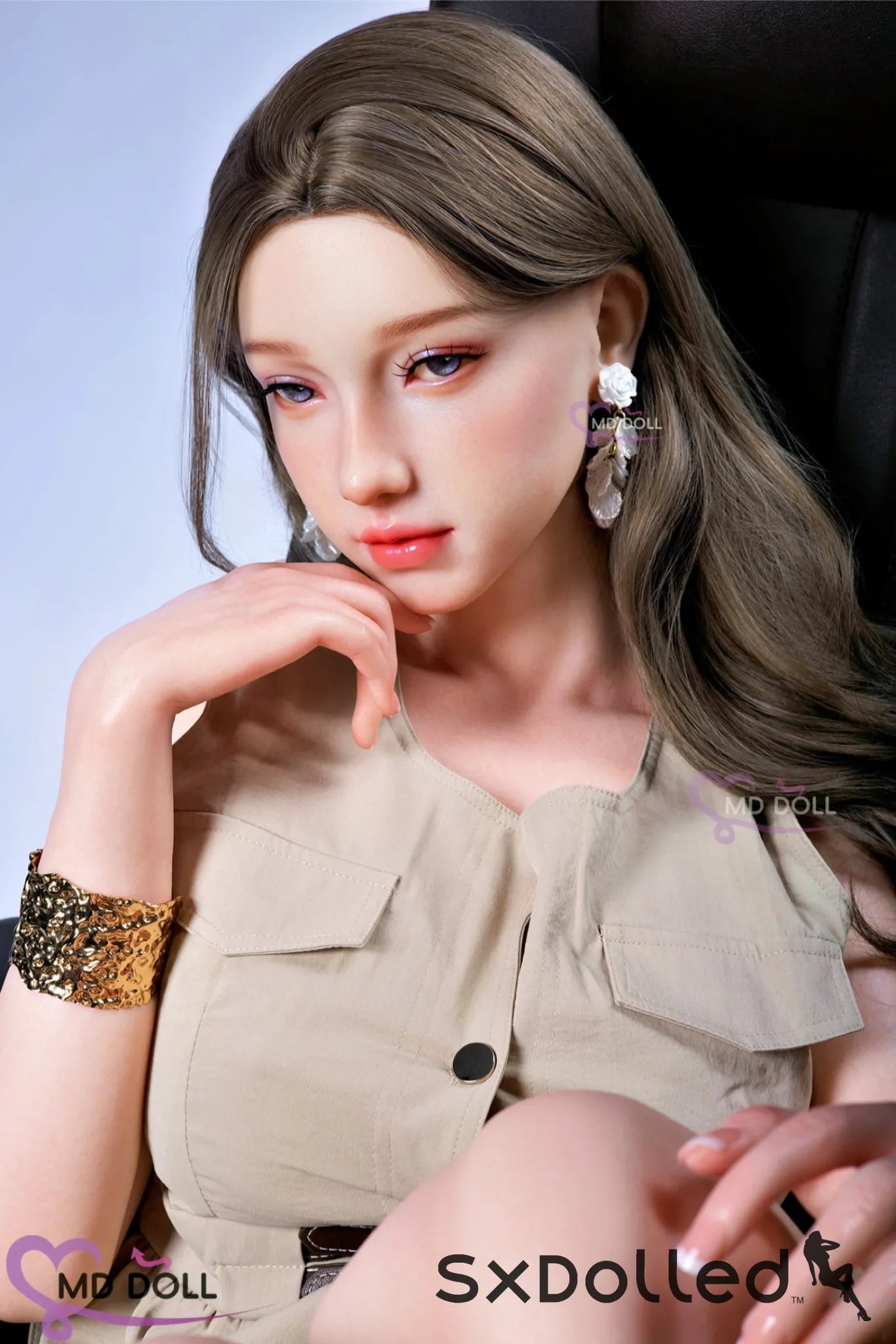 Sandy A (F-Cup) (166cm) | Brunette European Sex Doll | MD Doll F-Cup / 166cm / Brunette Sex Doll