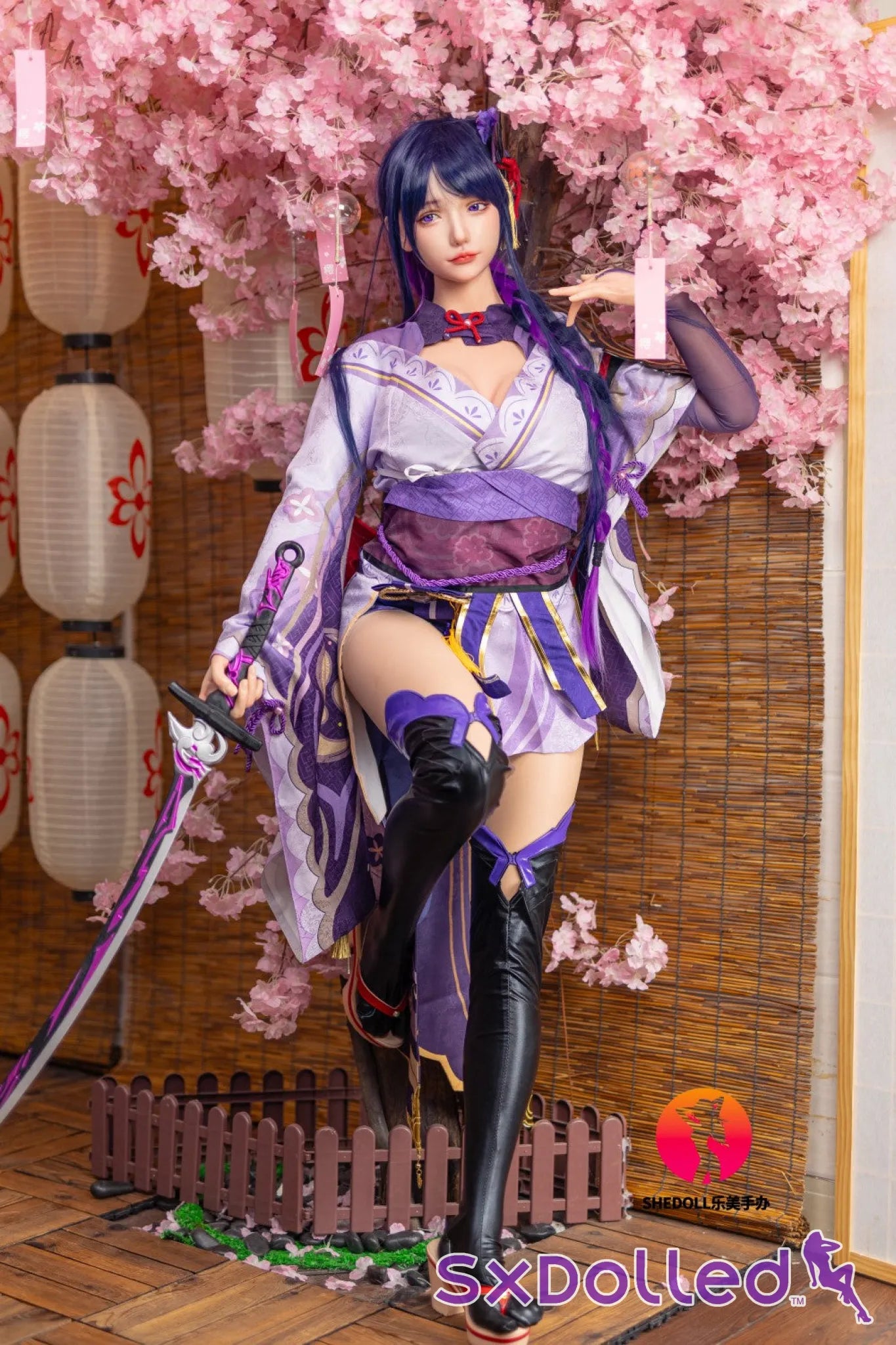 Shinobu (E-Cup) (165cm) | Purple Hair Cosplay Sex Doll