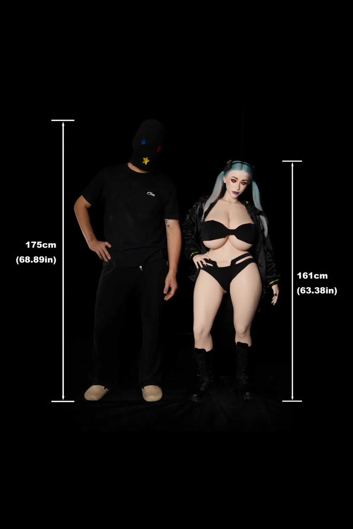 Tasha B (I-Cup) (161cm) | Halloween Edition Sex Doll | Climax Doll I-Cup / 161cm / Blue Sex Doll