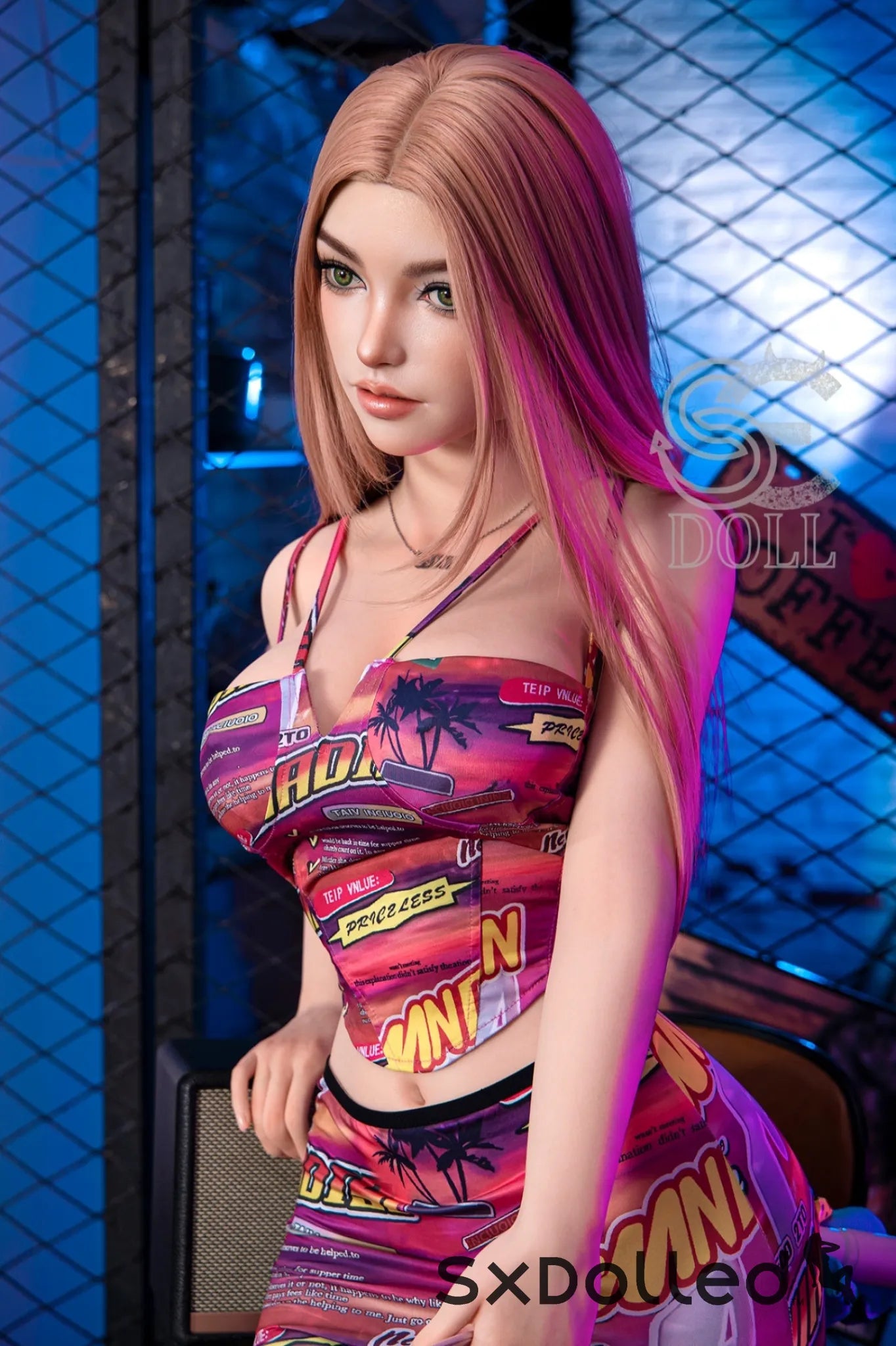 Vicky.I (E Cup) (161cm) | Pink Hair Caucasian Sex Doll | SE Doll E Cup / 161cm / Pink Sex Doll