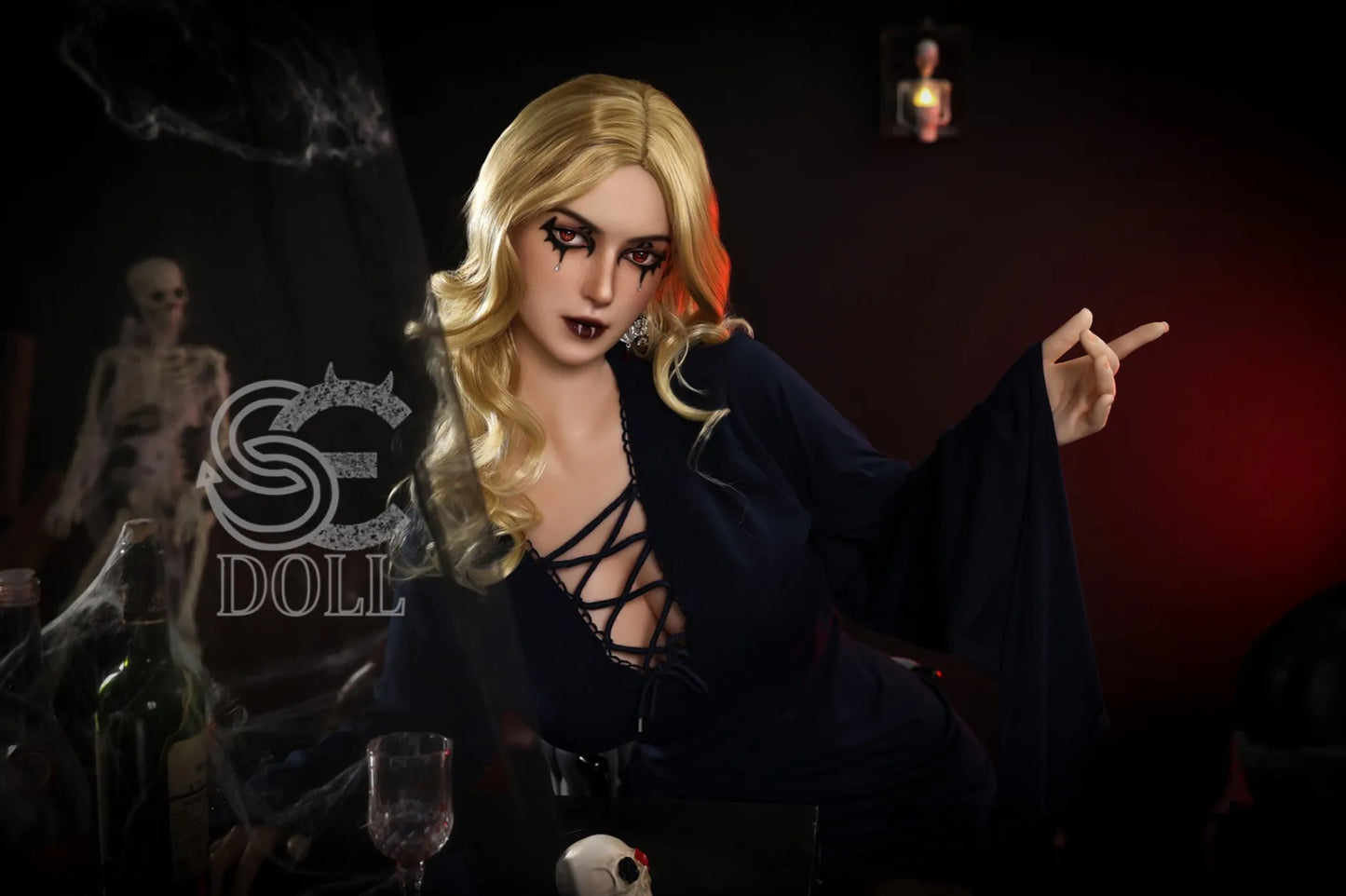 Xena.B (E Cup) (167cm) | Halloween Themed Sex Doll | SE Doll E Cup / 167cm / Blonde Sex Doll