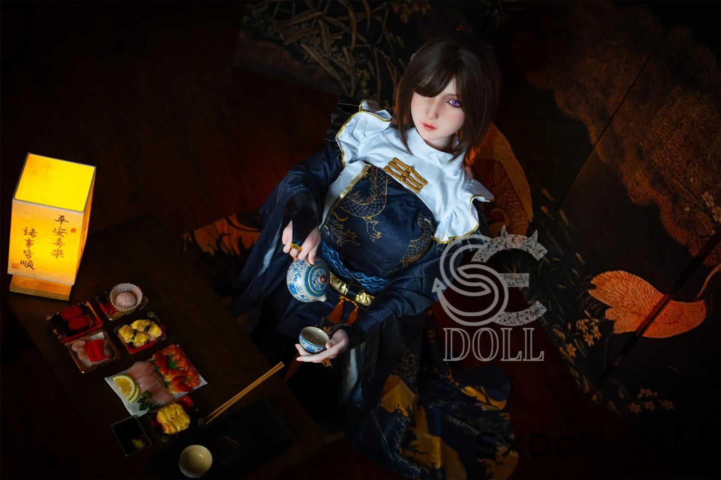 Yukki.I A (D Cup) (155cm) | Caucasian Purple Eyed Sex Doll | SE Doll D Cup / 155cm / Brunette Sex Doll
