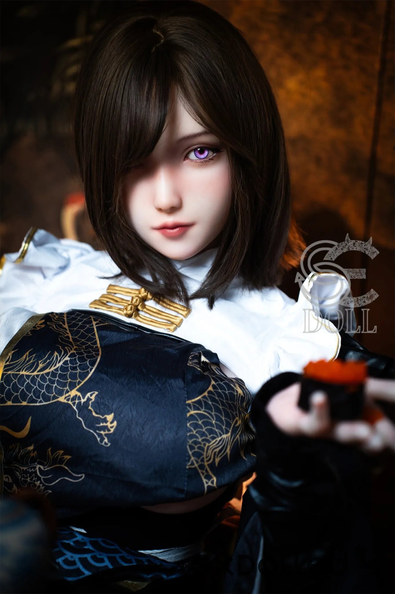 Yukki.I A (D Cup) (155cm) | Caucasian Purple Eyed Sex Doll | SE Doll D Cup / 155cm / Brunette Sex Doll