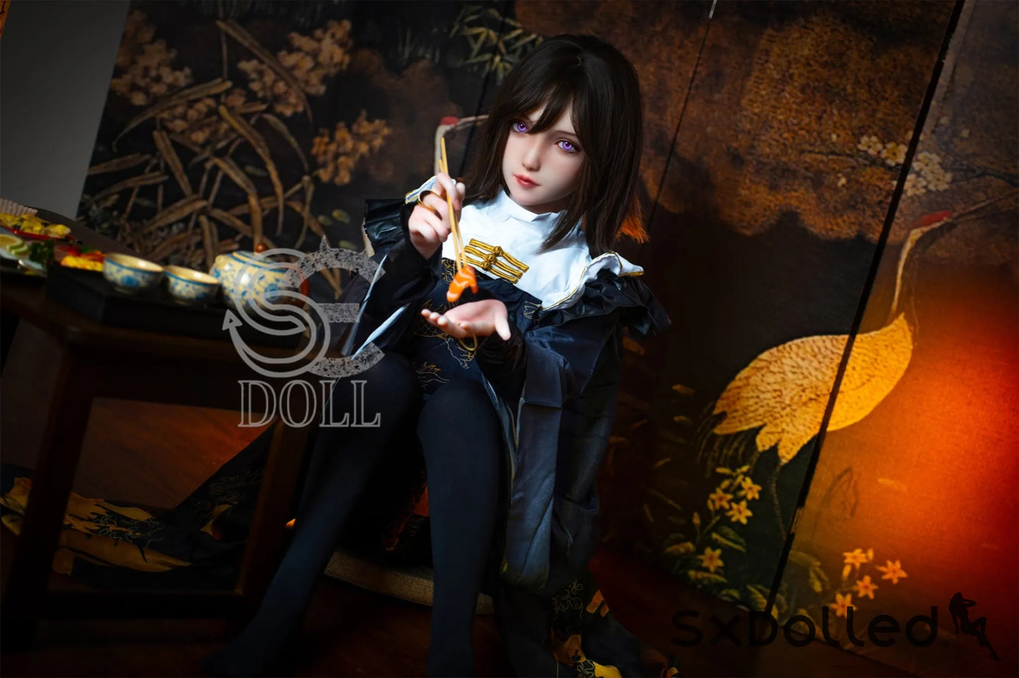 Yukki.I A (D Cup) (155cm) | Caucasian Purple Eyed Sex Doll | SE Doll D Cup / 155cm / Brunette Sex Doll