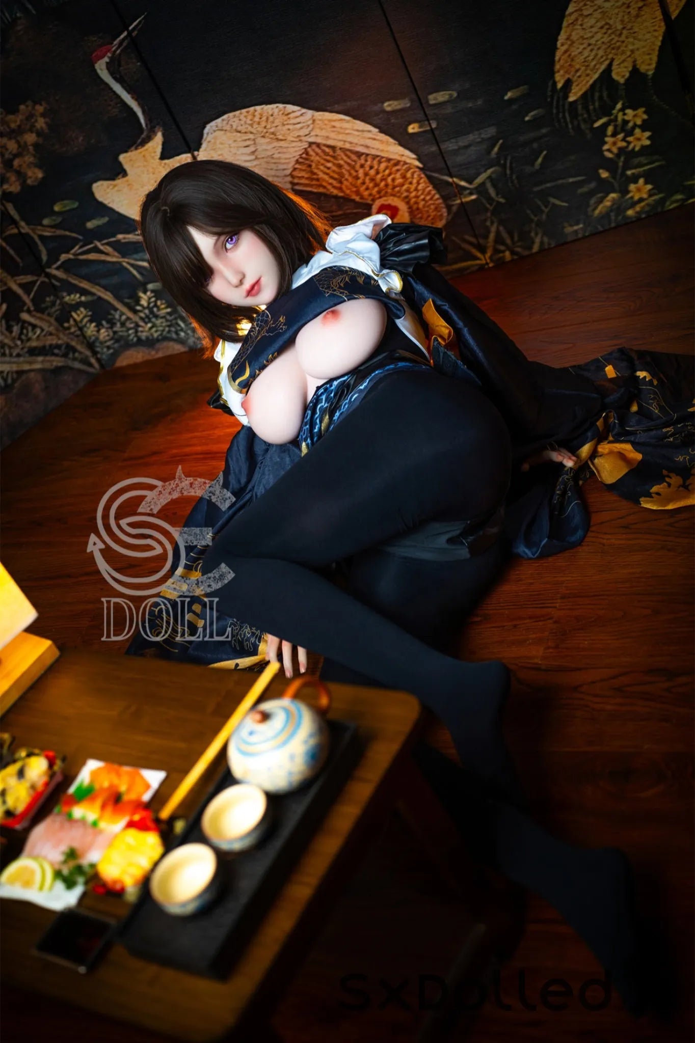 Yukki.I A (D Cup) (155cm) | Caucasian Purple Eyed Sex Doll | SE Doll D Cup / 155cm / Brunette Sex Doll