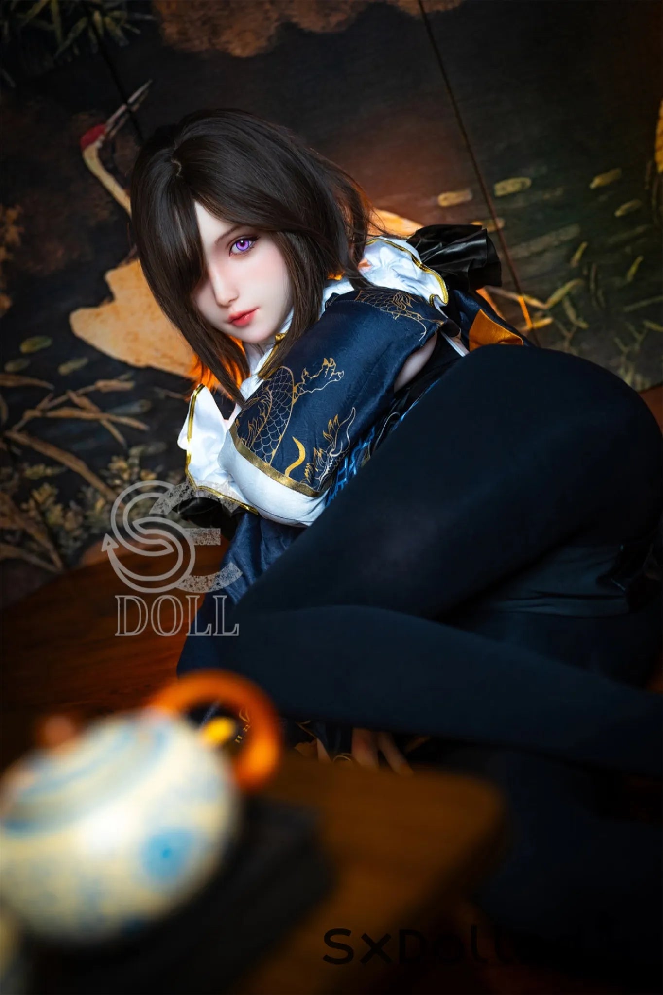 Yukki.I A (D Cup) (155cm) | Caucasian Purple Eyed Sex Doll | SE Doll D Cup / 155cm / Brunette Sex Doll