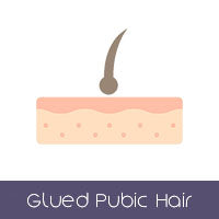 Glued Pubic Hair (+$20 AUD)