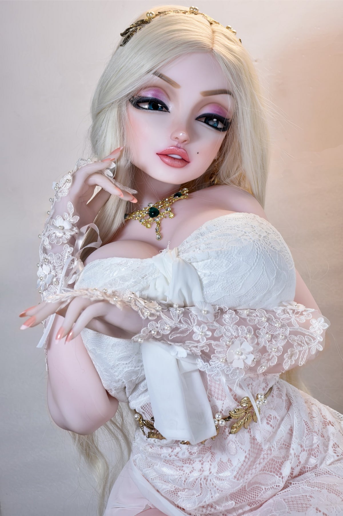 Nathalie Jones (L-Cup) (148cm) | Golden Allure Sex Doll | Elsa Babe Doll