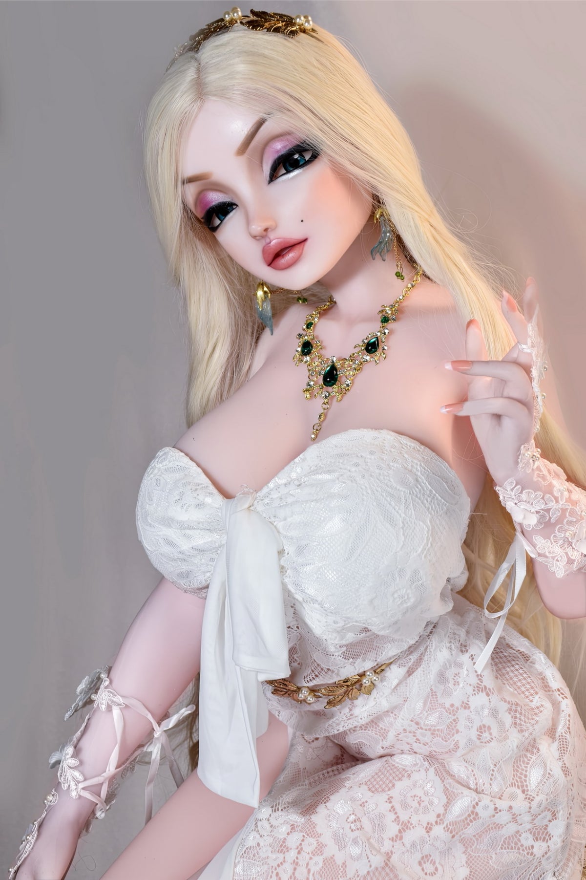 Nathalie Jones (L-Cup) (148cm) | Golden Allure Sex Doll | Elsa Babe Doll